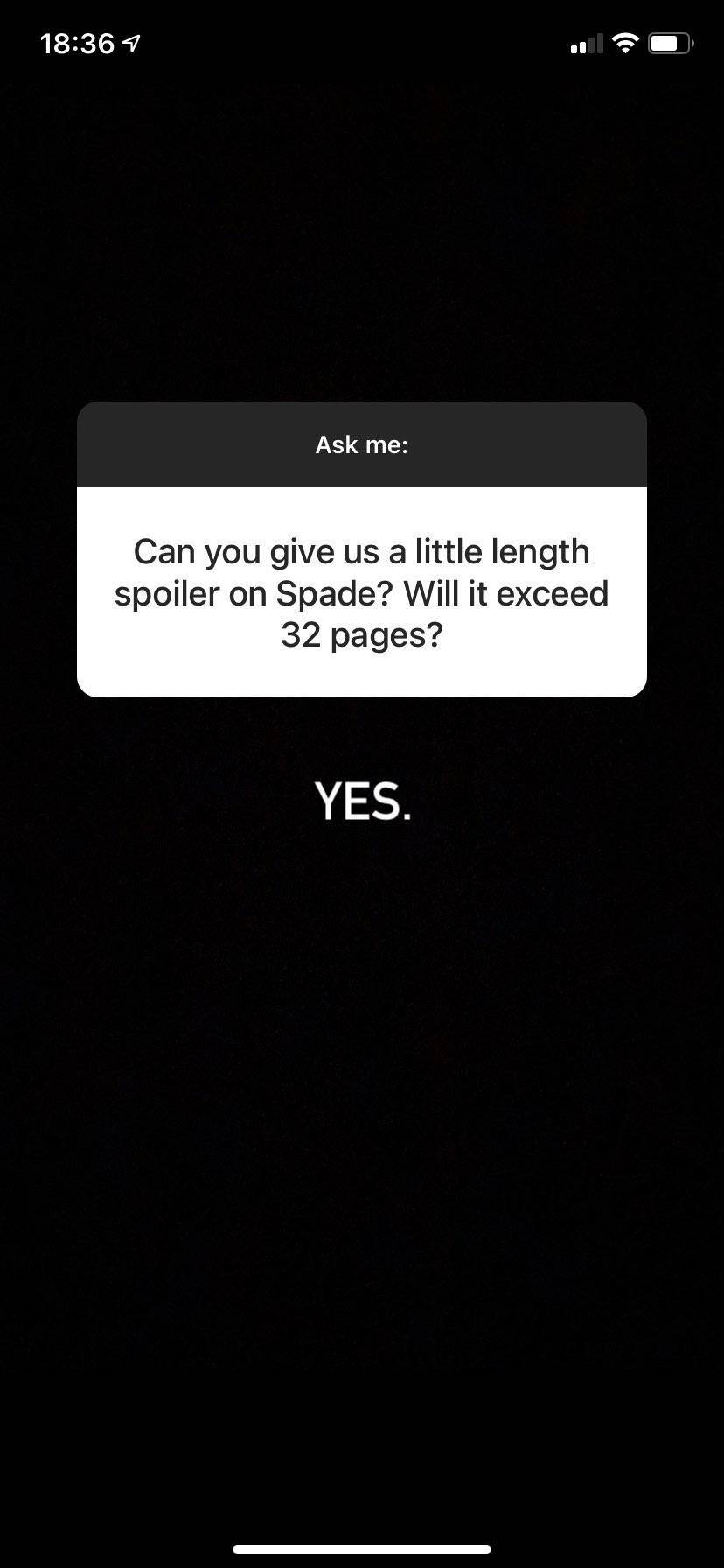 Melkor when asked about the length of Spades 👀 Scrolller