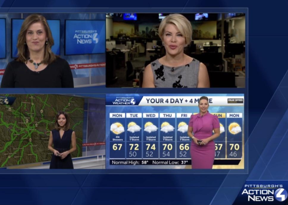 Michelle Wright, Kelly Frye, Kelly Sasso, Ashley Dougherty WTAE ...