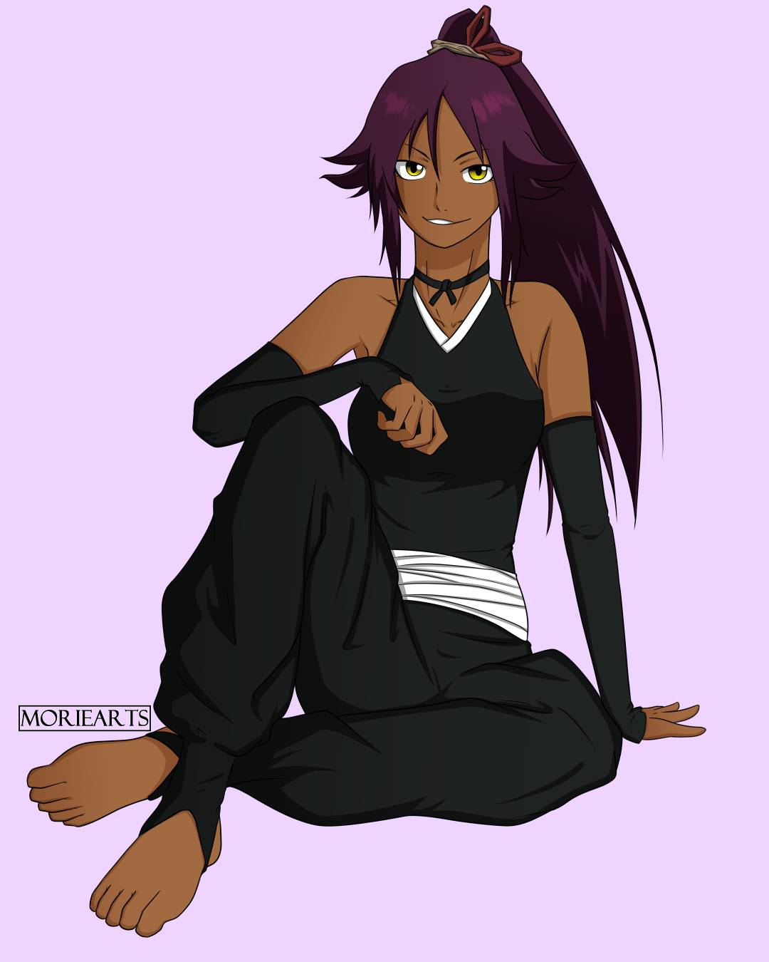 Yoruichi Shihouin First Time Drawing A Bleach Character Scrolller 