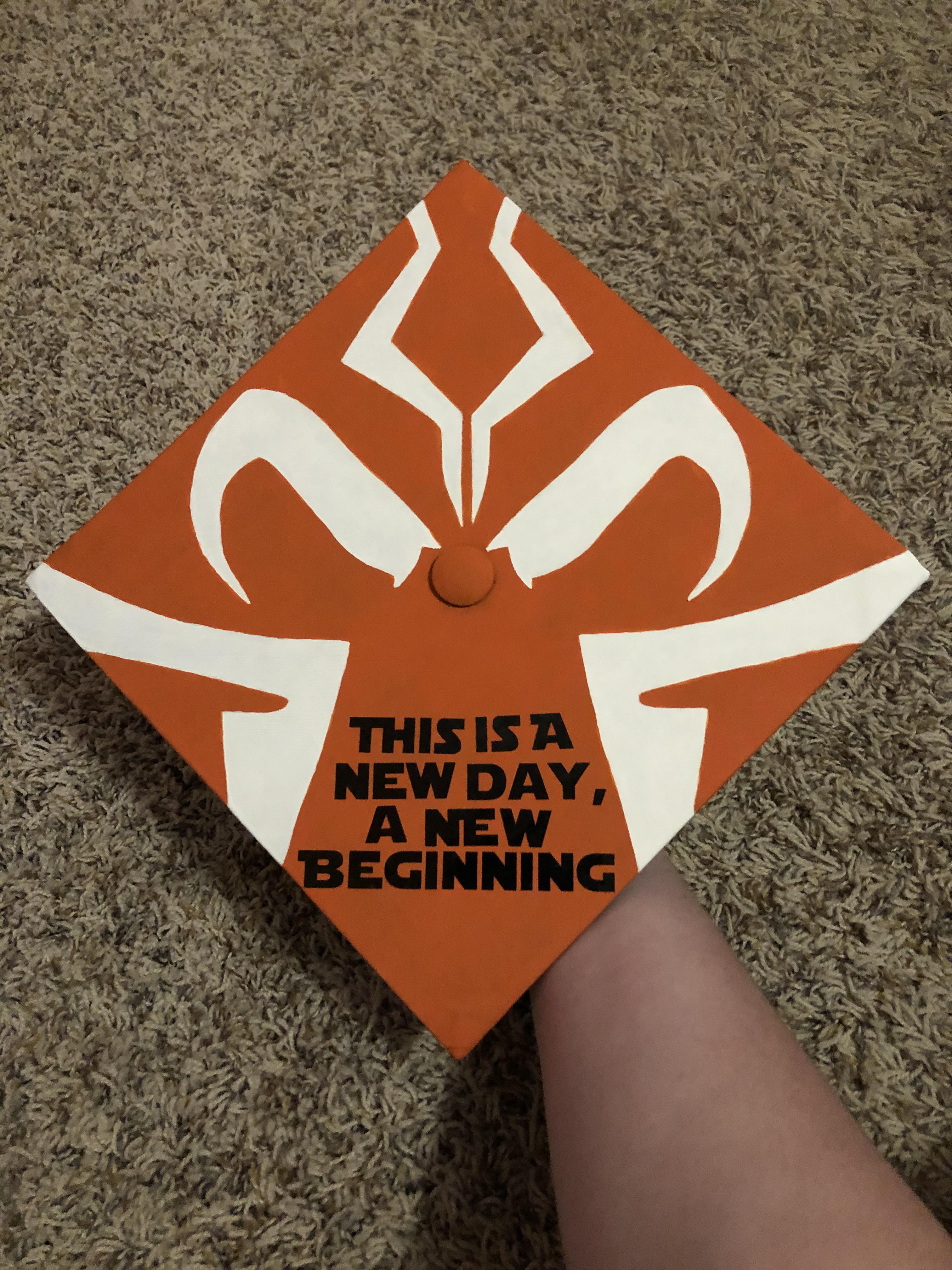 My Ashoka themed graduation cap Scrolller