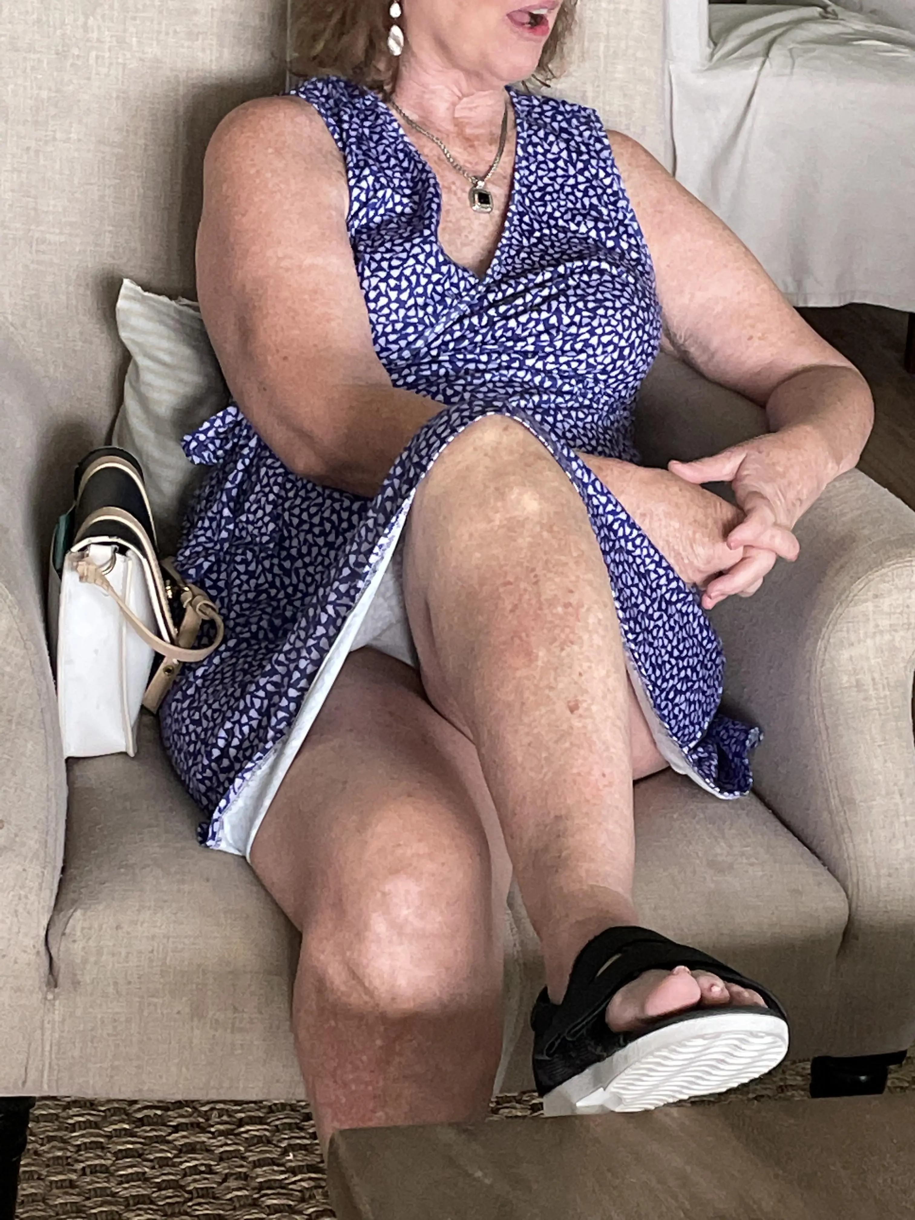My aunt upskirt