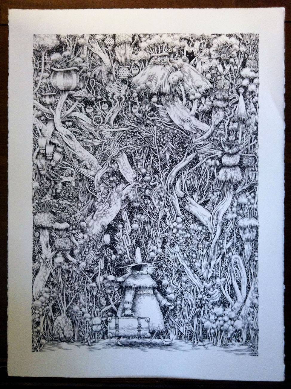 My huge drawing is finally complete 22 x 30 Scrolller