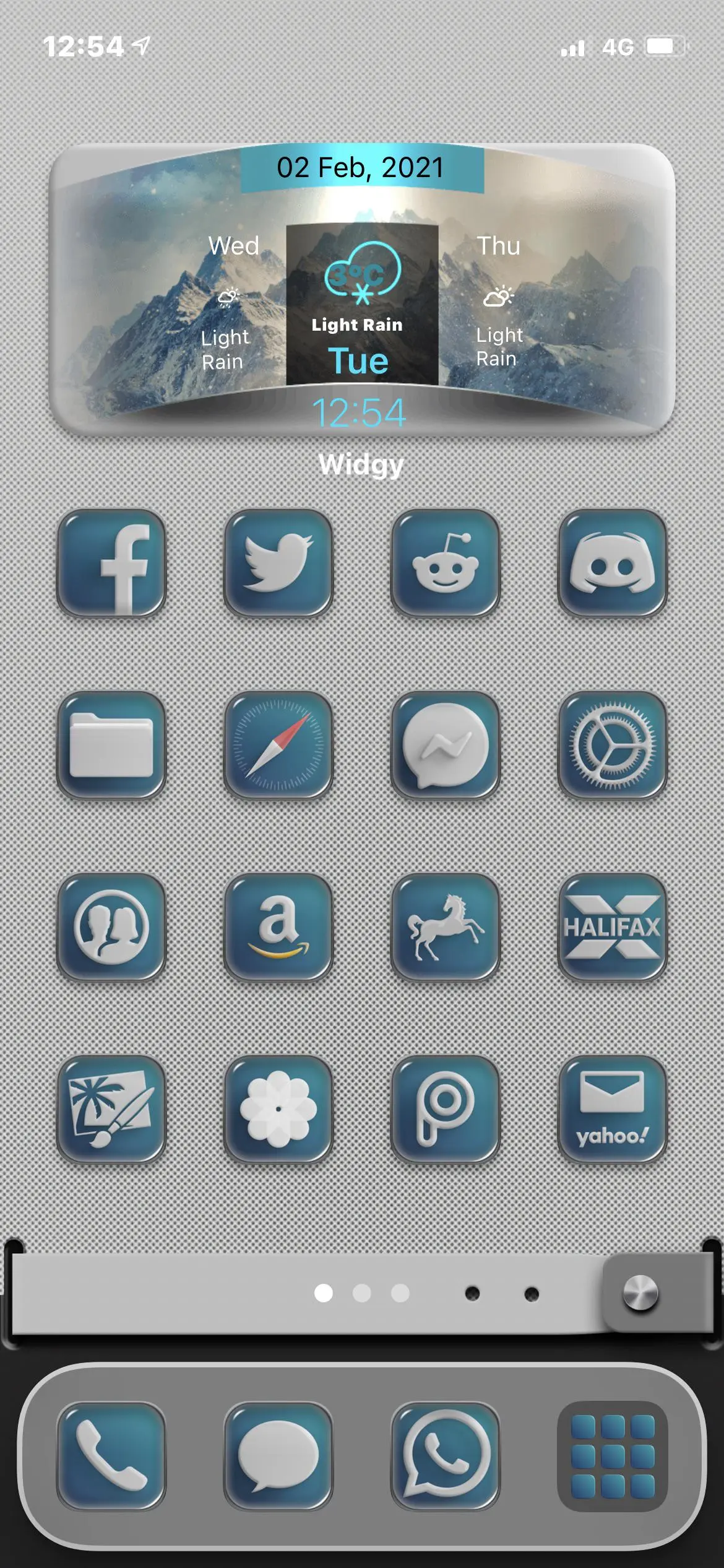 My iOS14 setup using Depth Creator shortcut by @polyphian over on ...
