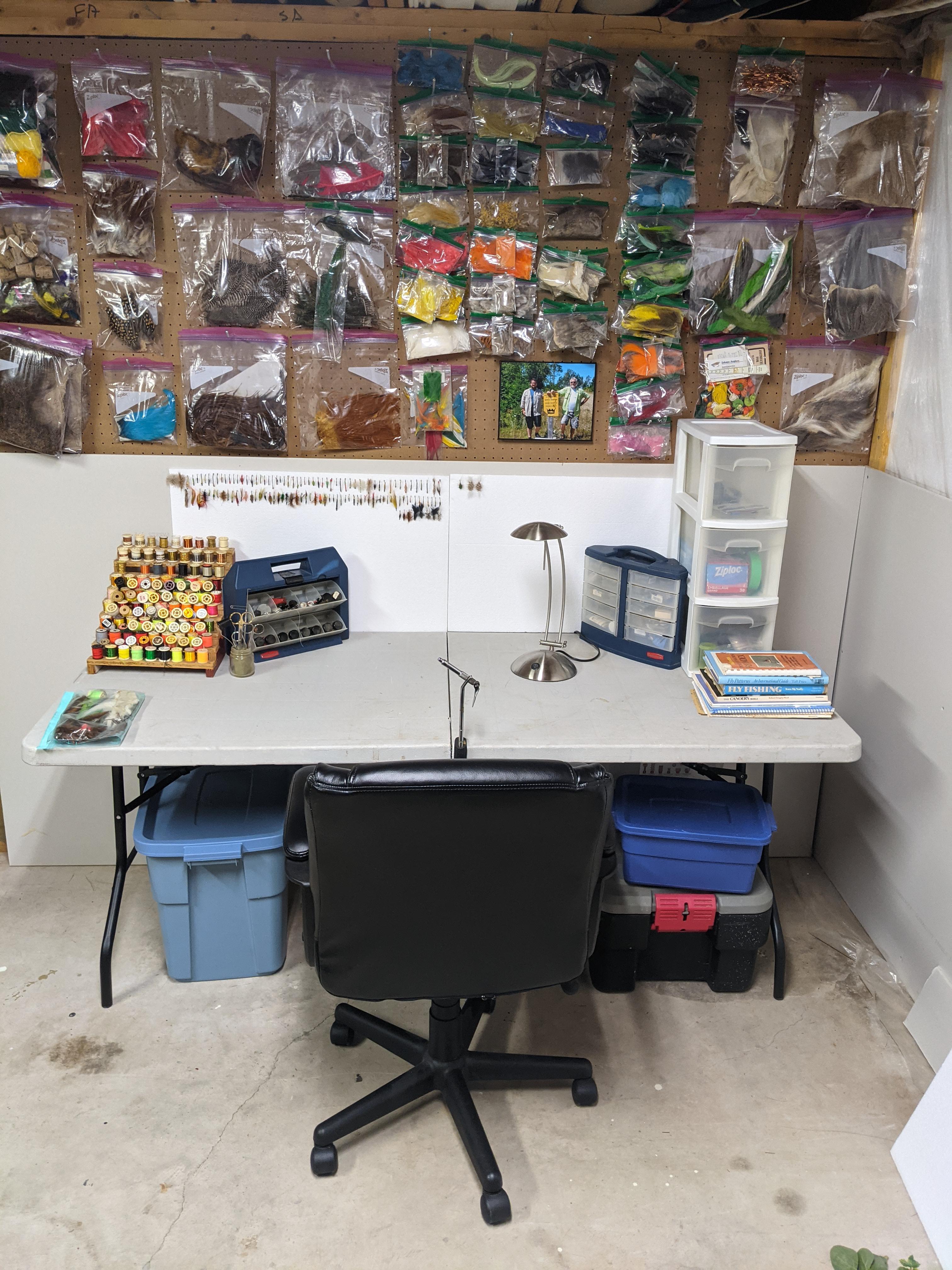 My new and first fly tying setup! Scrolller