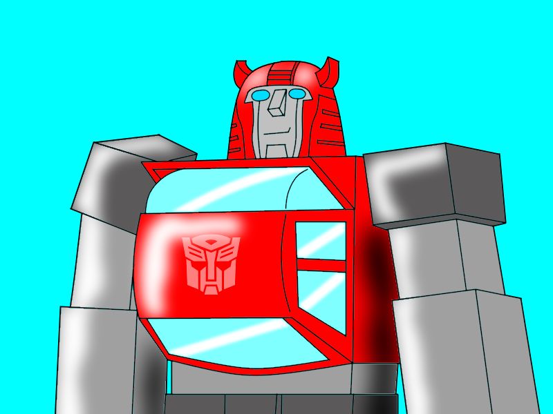 My drawing of G1 Cliffjumper Scrolller