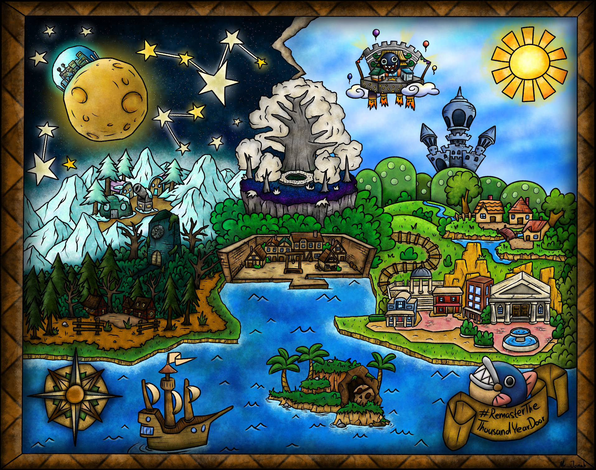 Ty Rv Map My redraw of TTYD's map, I hope you like it ^_^ | Scrolller