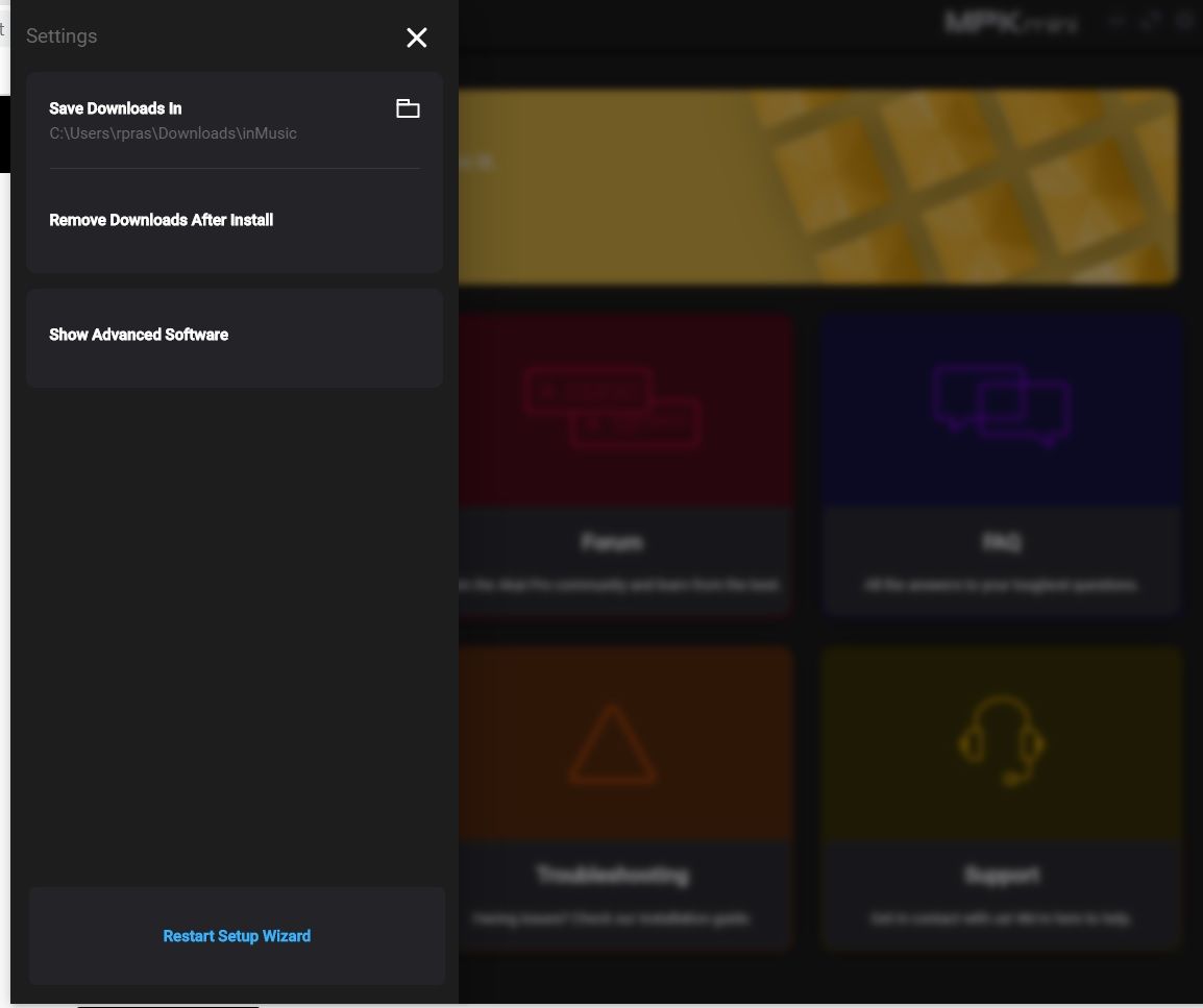 My "show advanced software" option is greyed out. How do I solve this