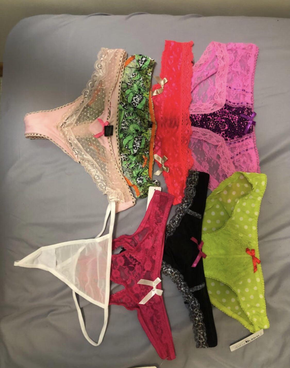 My Sissy Slaves Panties Collection Has Been Growing This Are So Much