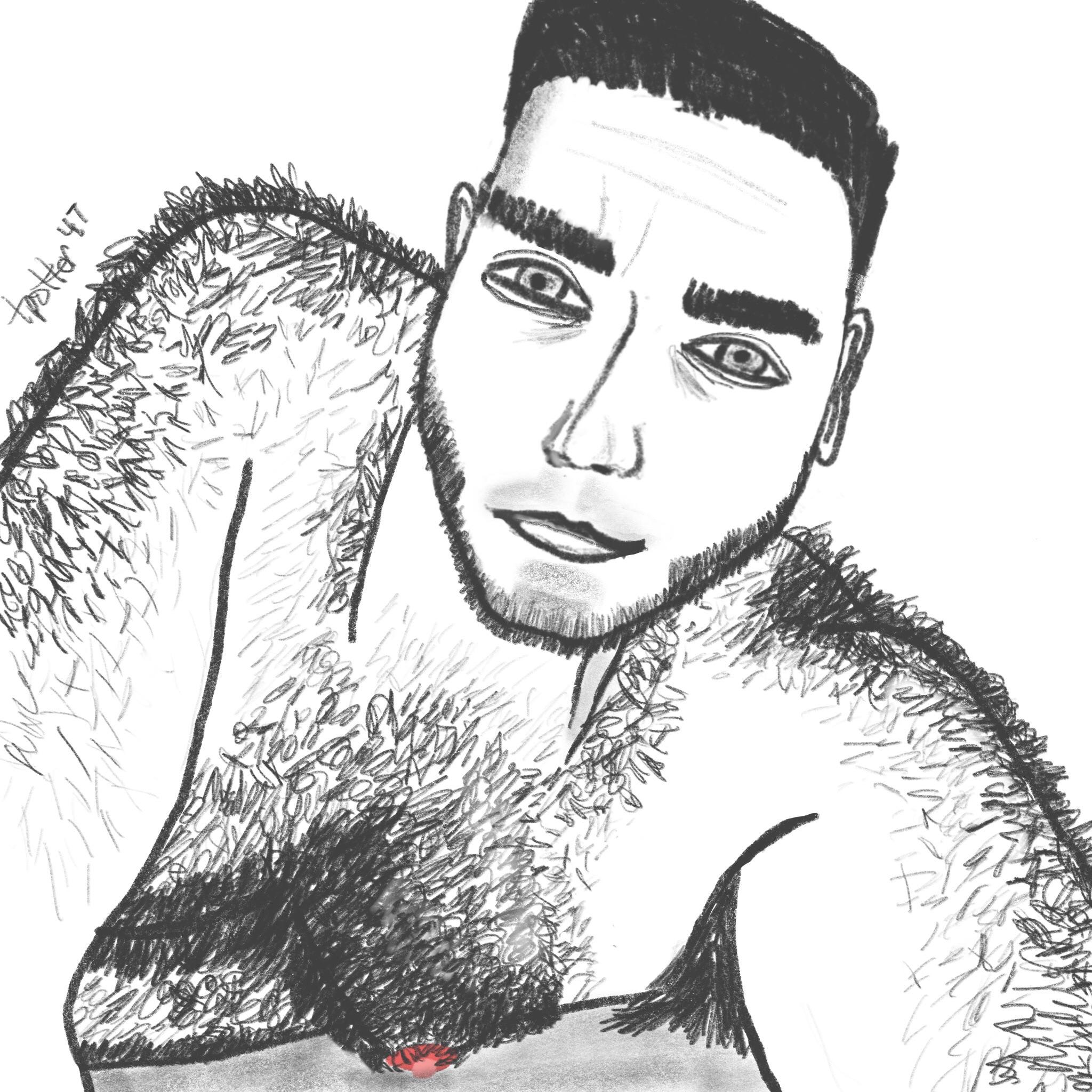 My sketch of a hairy cub from London! Instagram: @cub_captain | Scrolller