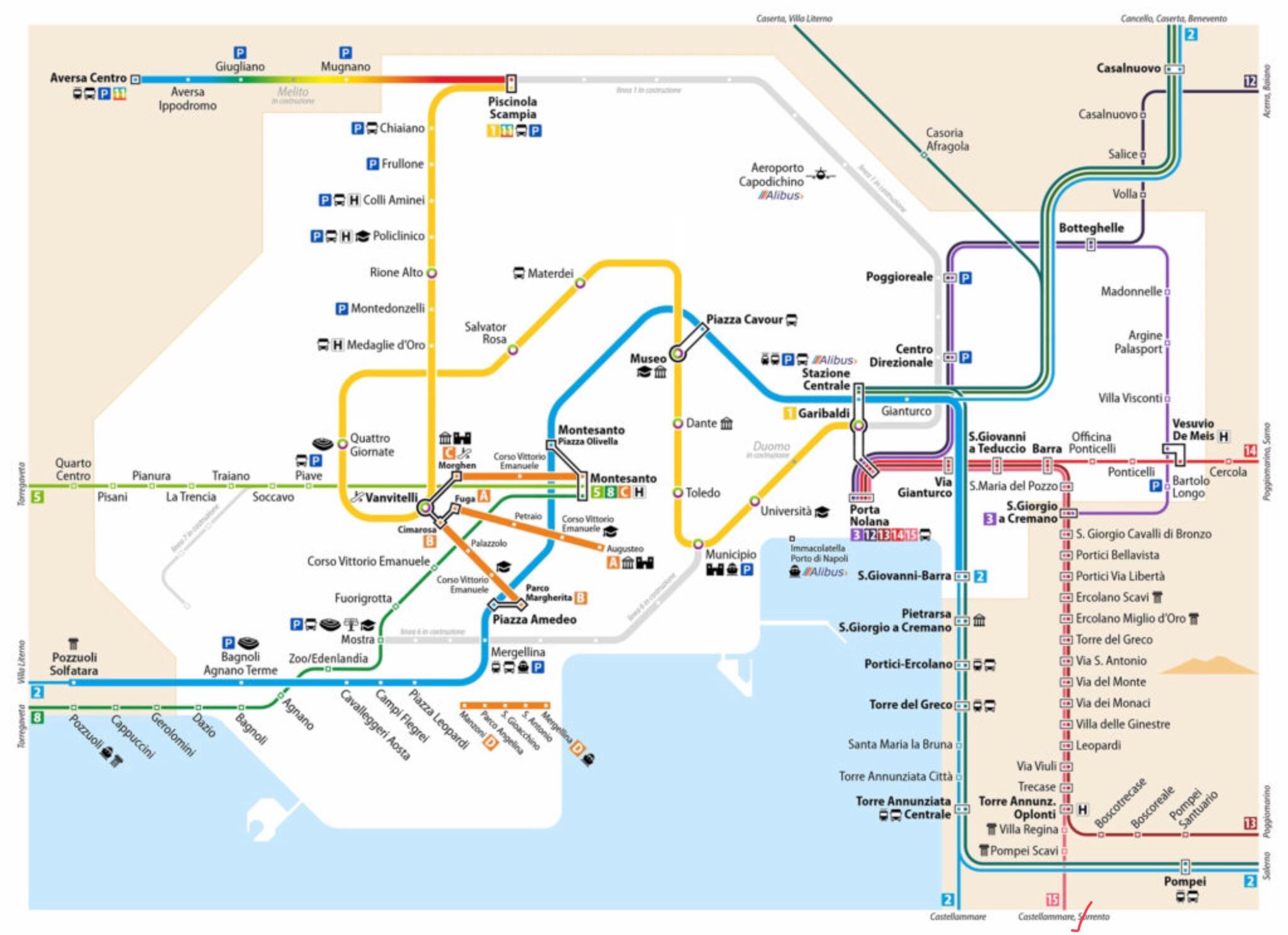 Naples Metro Map Scrolller naples-metro-map-scrolller