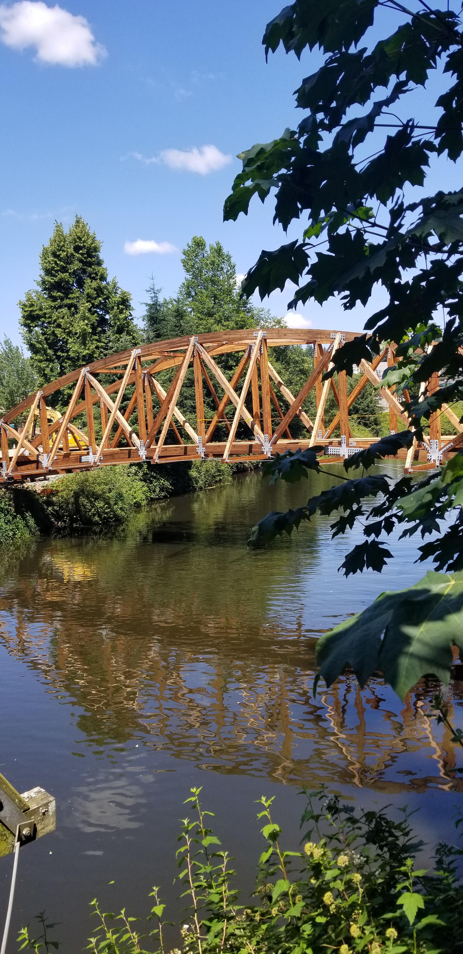 New bridge at Bothell Landing. | Scrolller