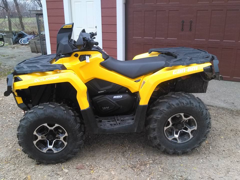 New CanAm Outlander 850 XT Scrolller