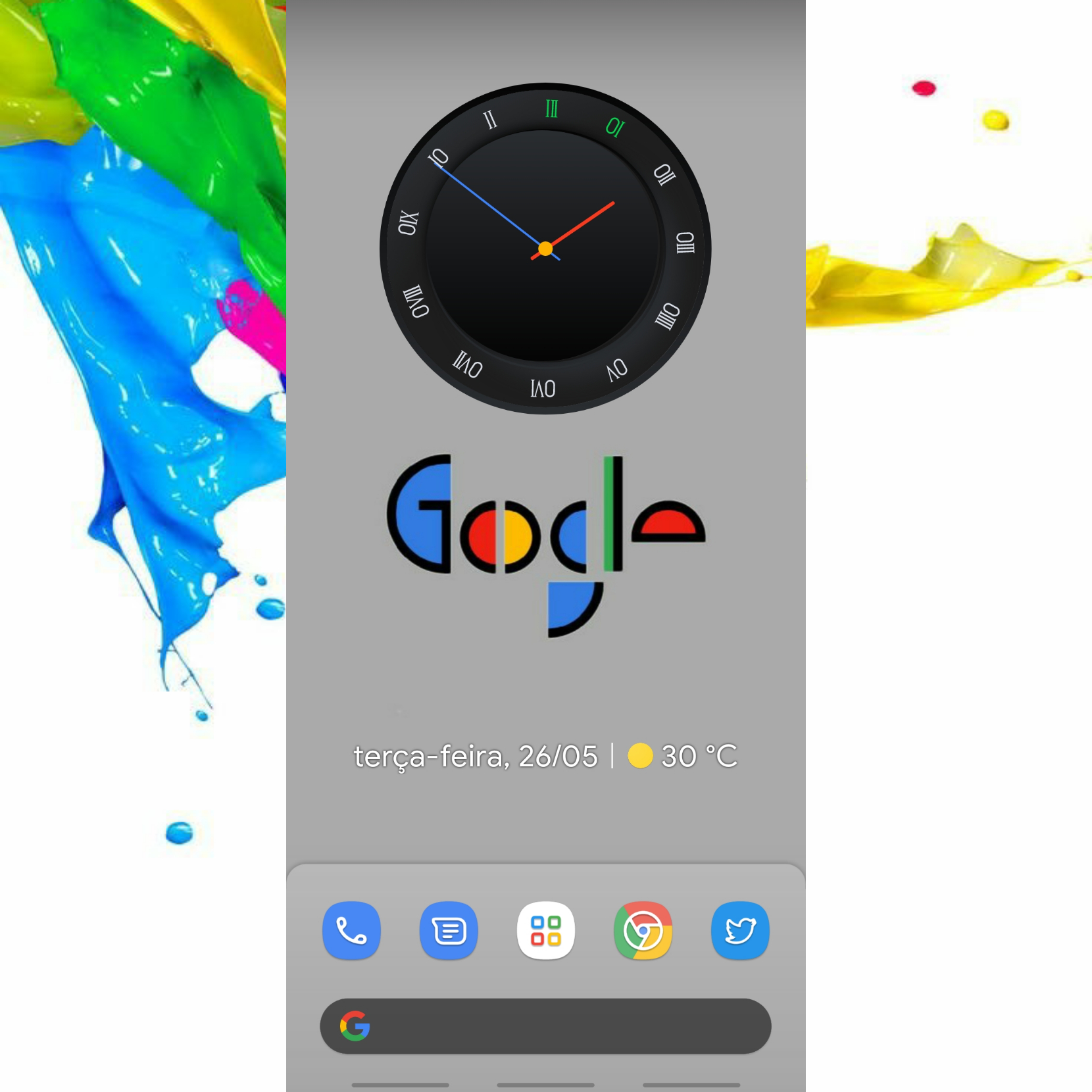 New Home , Nova Launcher Pro. Scrolller