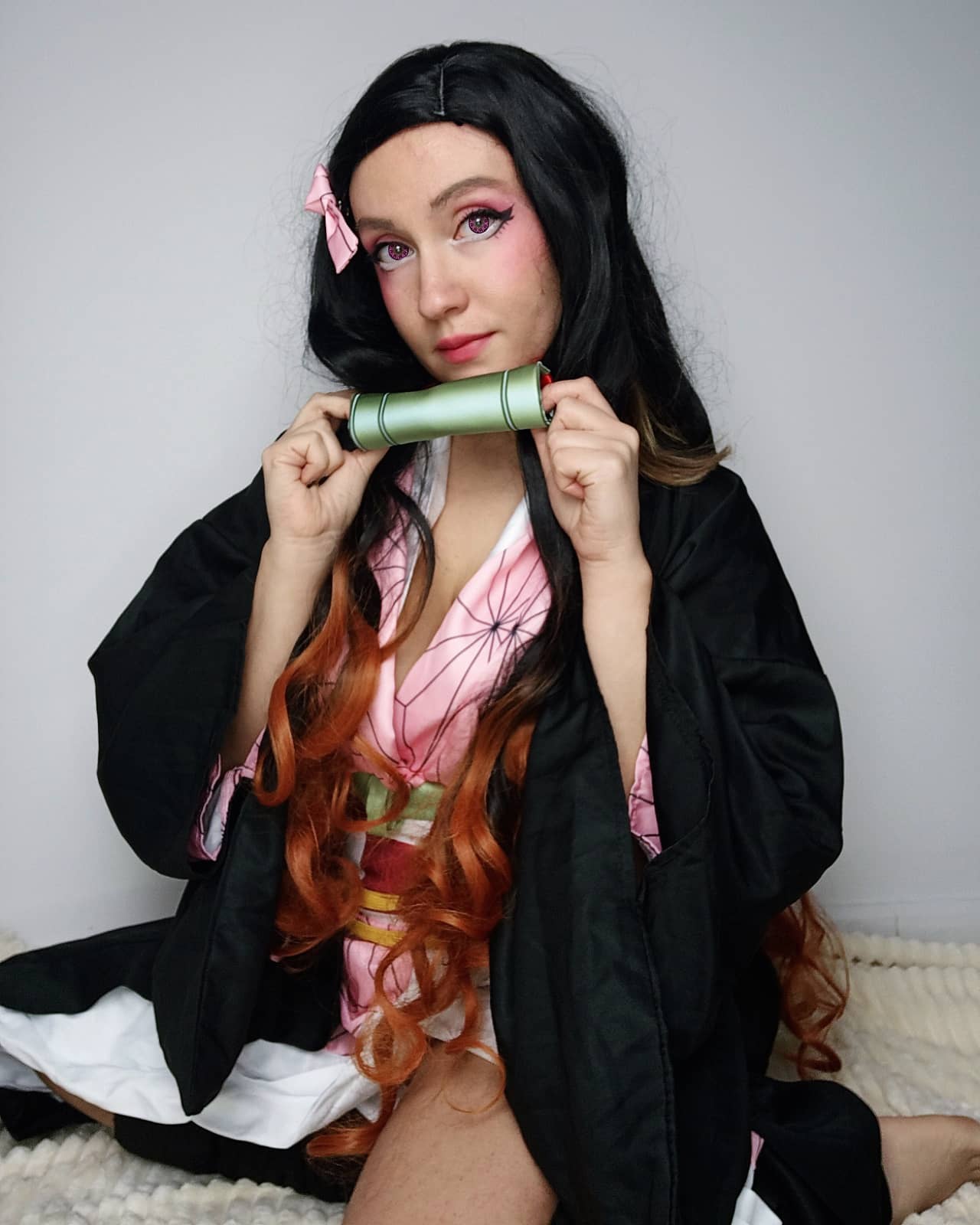 Nezuko From Demon Slayer Cosplay By Amnesiaha Scrolller 