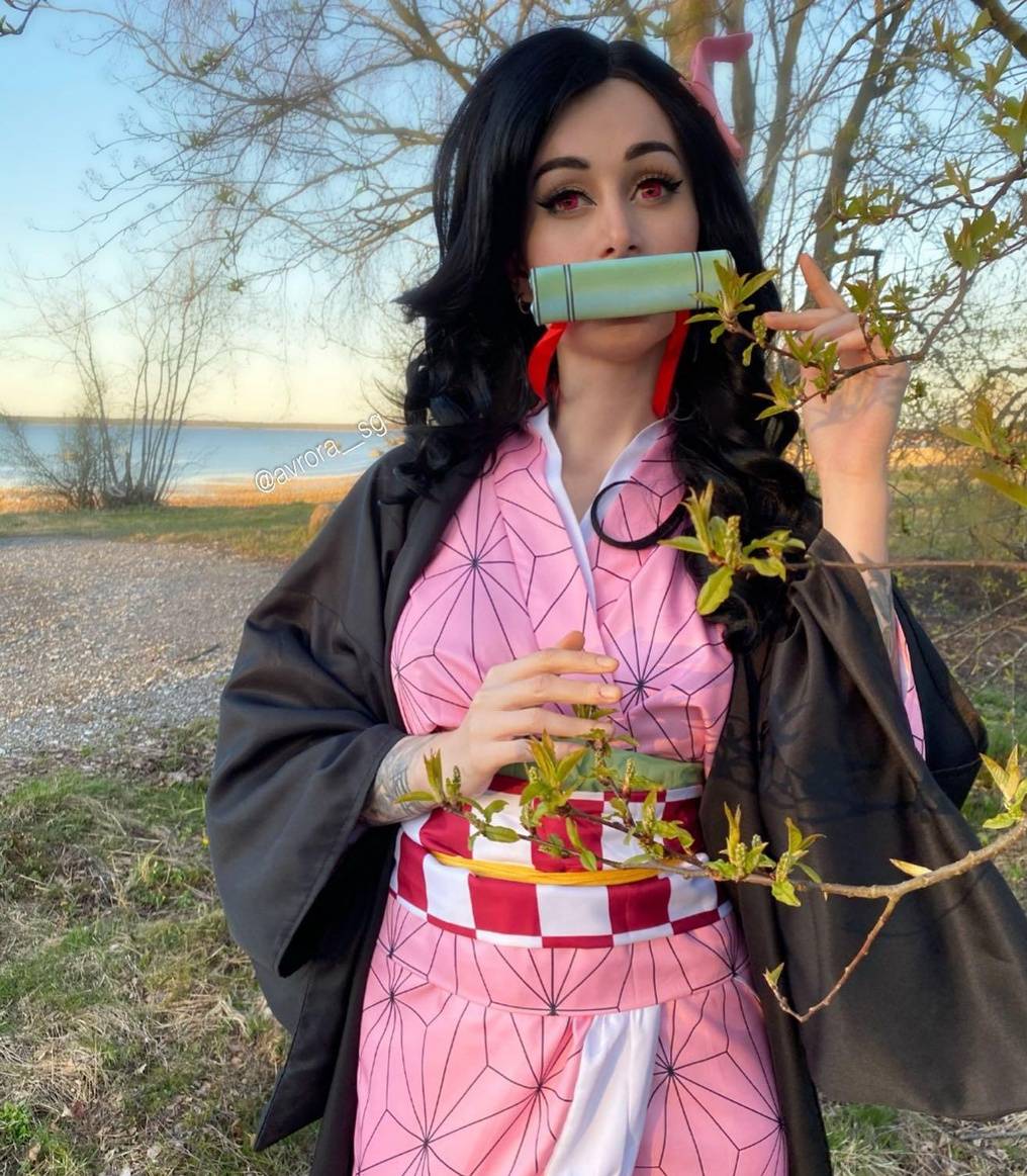 Nezuko Kamado from Demon Slayer by Flame Jade Scrolller