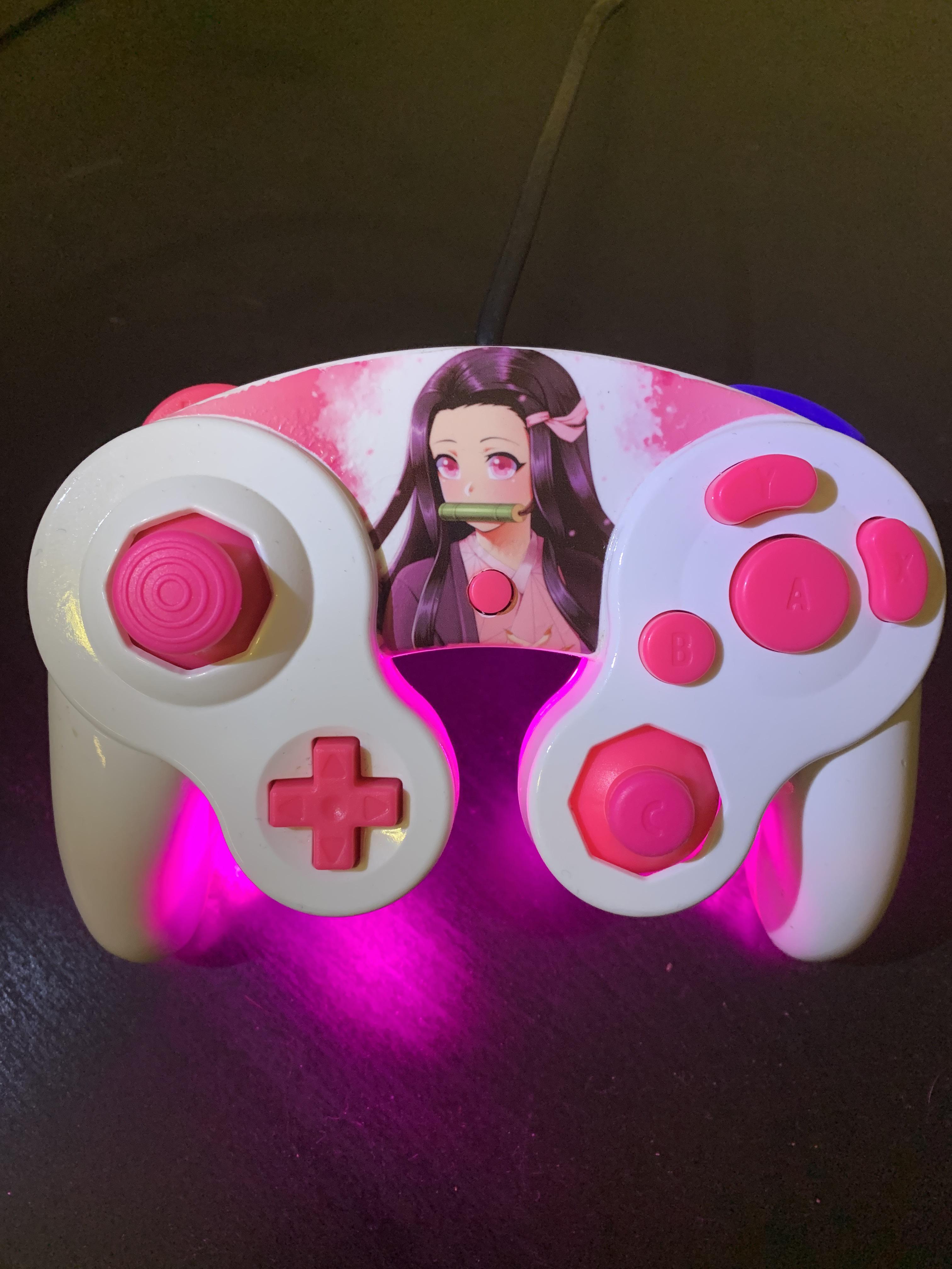 Nezuko Controller Nezuko themed controller with LEDs | Scrolller