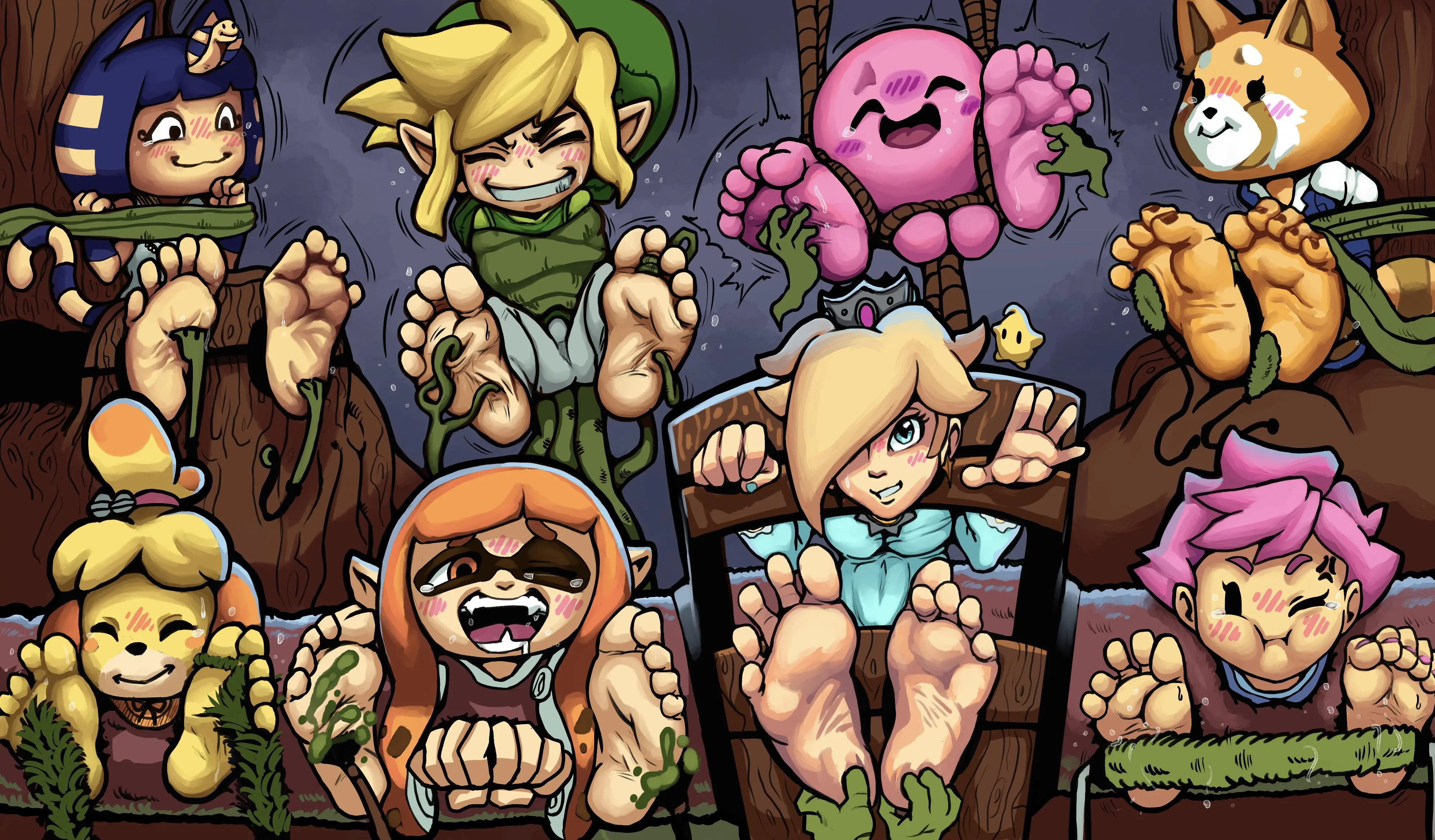 Nintendo Tickling by Twomario