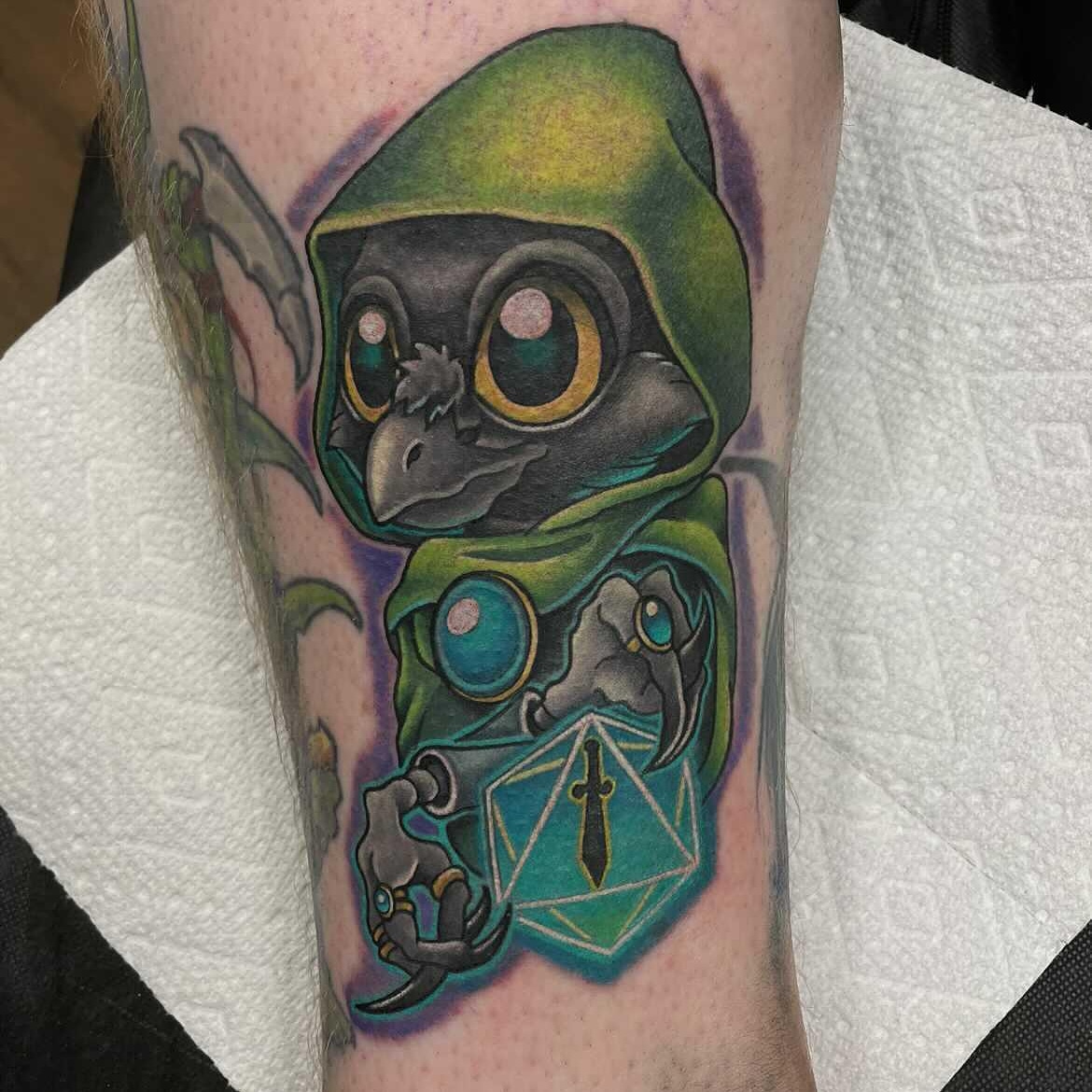 [No Spoilers] Kiri the Kenku tattoo by Alexandra Fische, 9th Realm ...