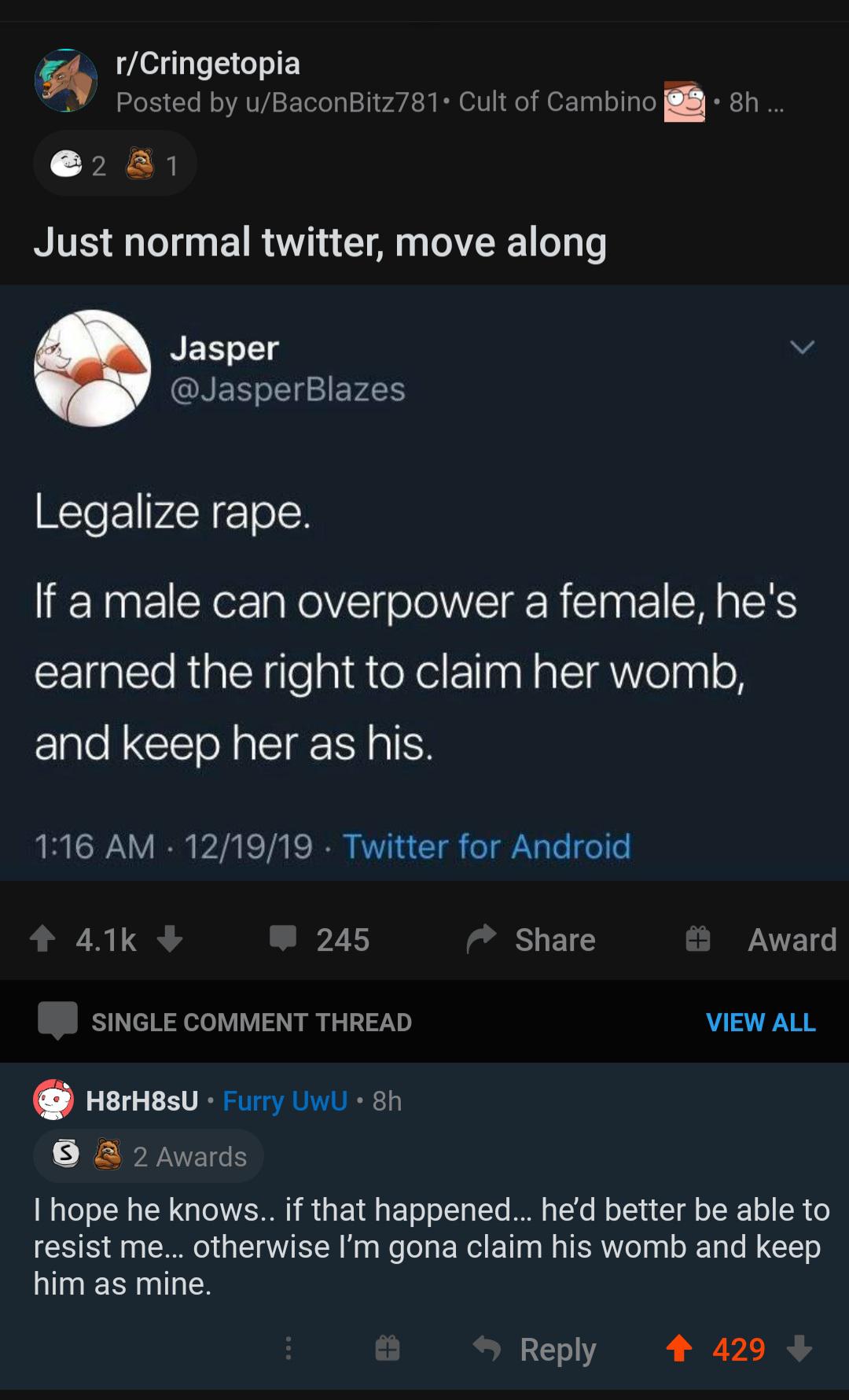 Normal twitter and normal comment | Scrolller