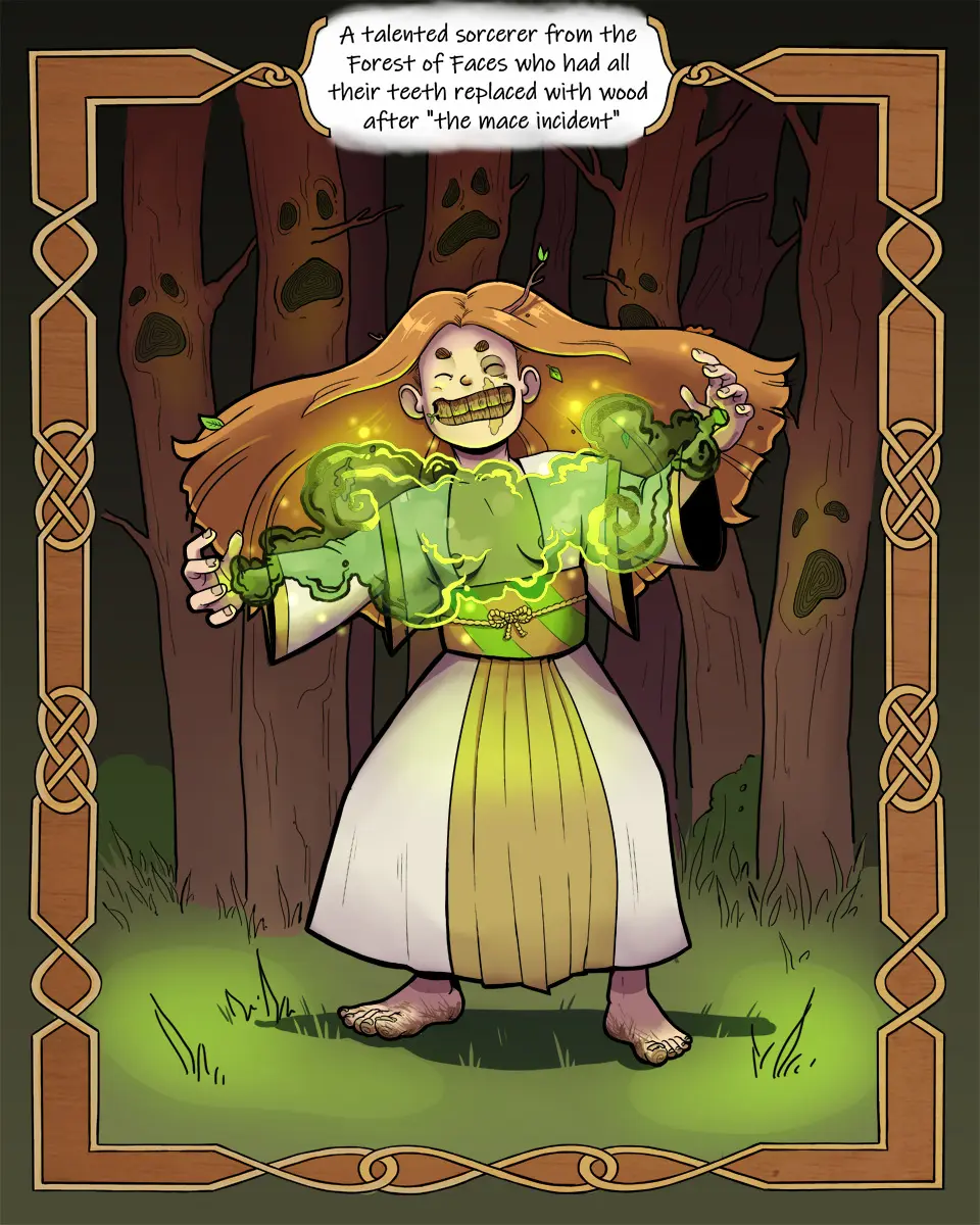 [OC] [Art] I made a DND character based off of a randomizer and it was ...