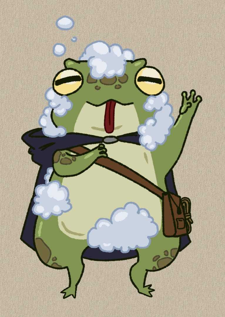 [OC] Frog(grung) wizard based on soapy frog meme | Scrolller