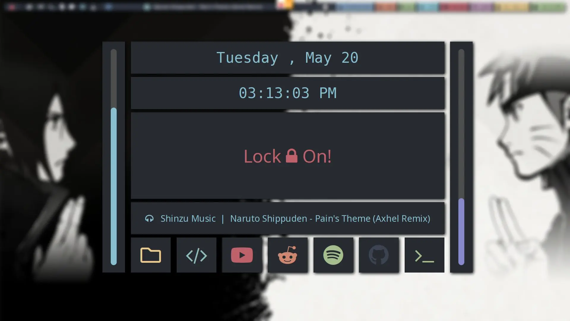 [OC] Simple Screen Lock With Eww | Scrolller