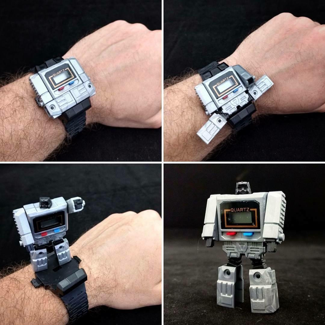 OffBrand "Transformer" Digital Watch Scrolller