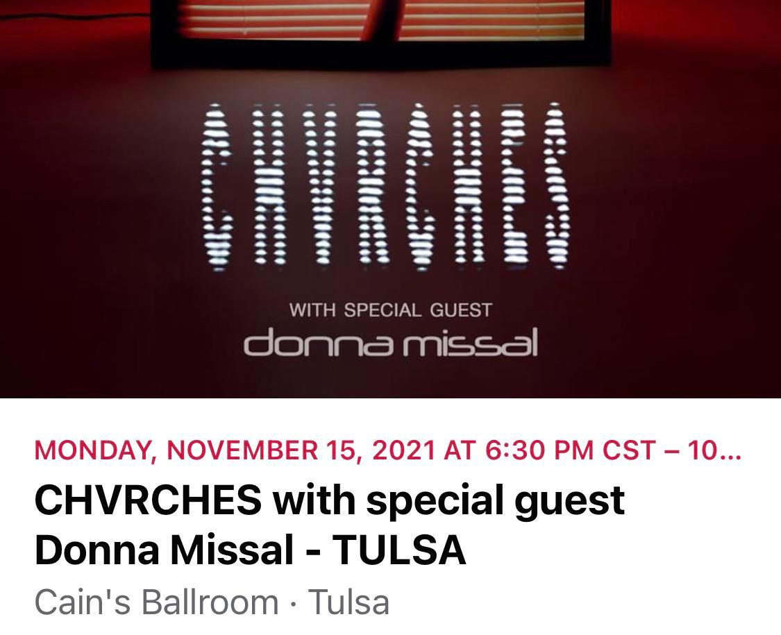 Official tour announcement soon? Cain’s Ballroom in Tulsa has posted a