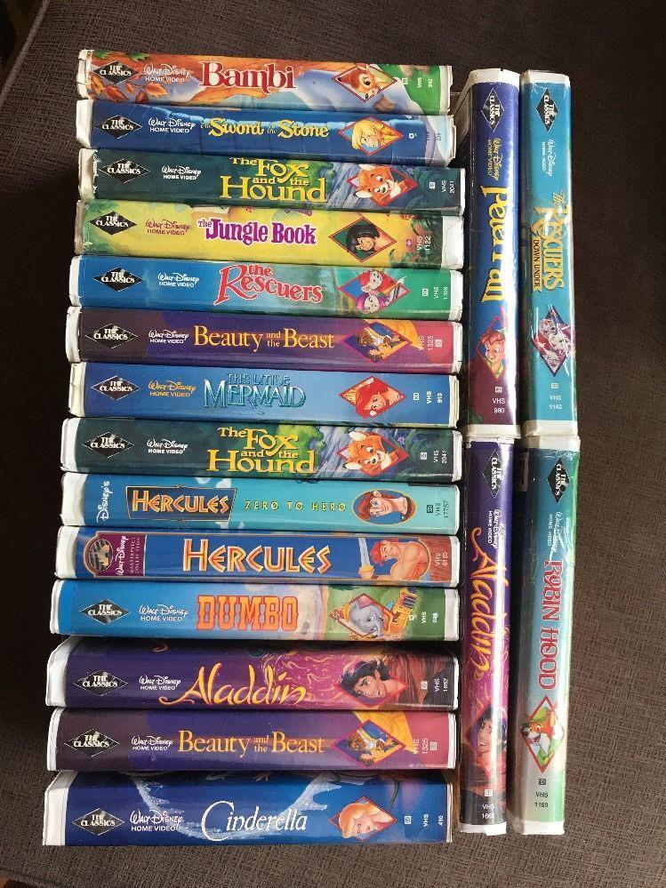 Old school Disney VHS cases | Scrolller