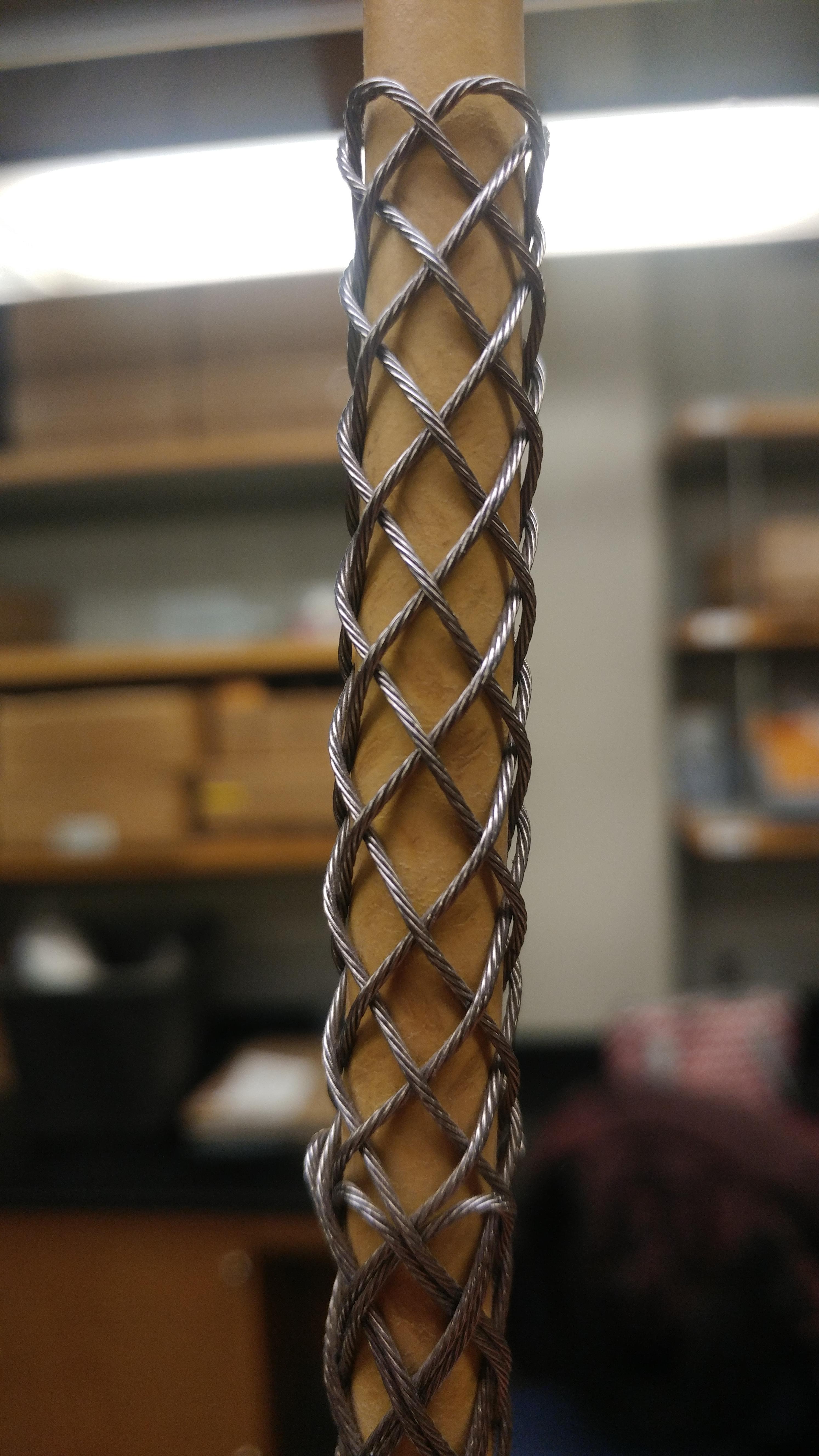 Strained Cords Examples Old school strain relief on an extension cord at my work | Scrolller