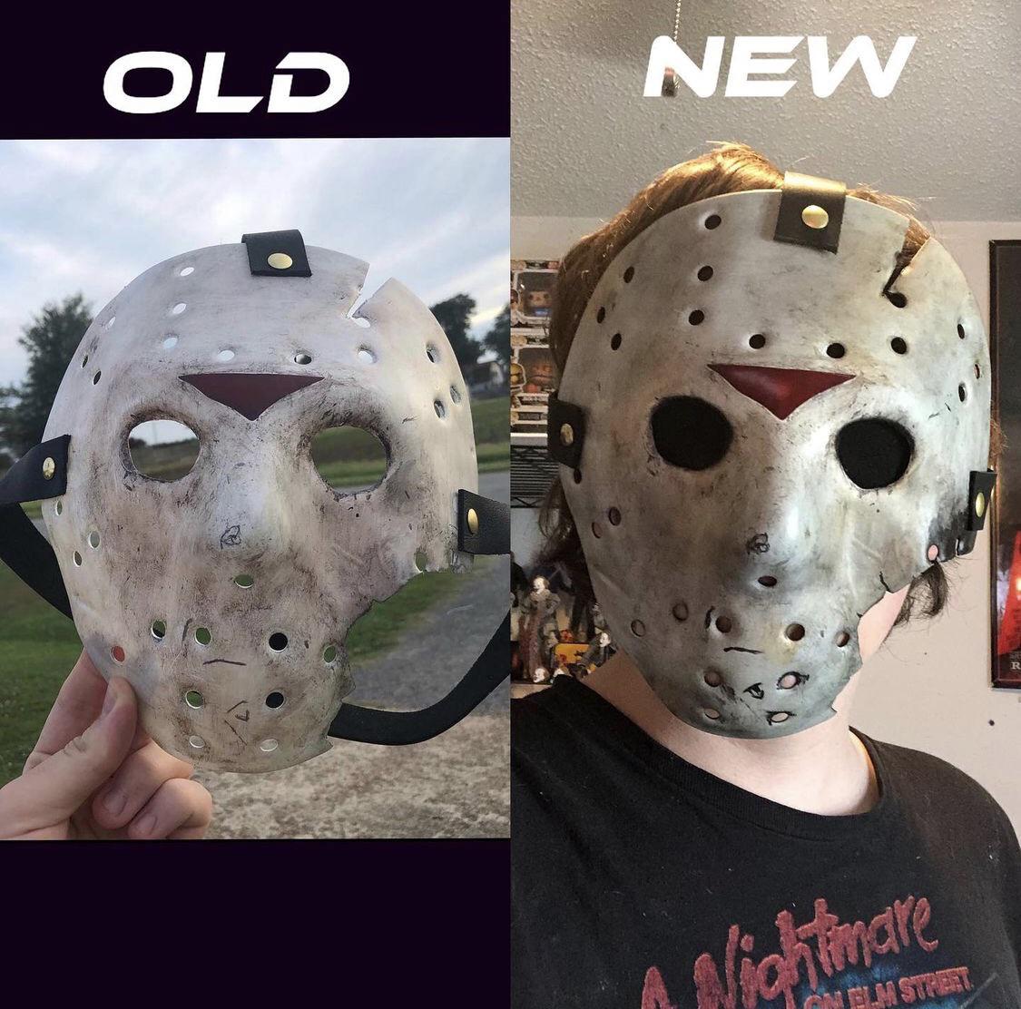 Old vs new part 7 hero mold mask for my personal collection however i