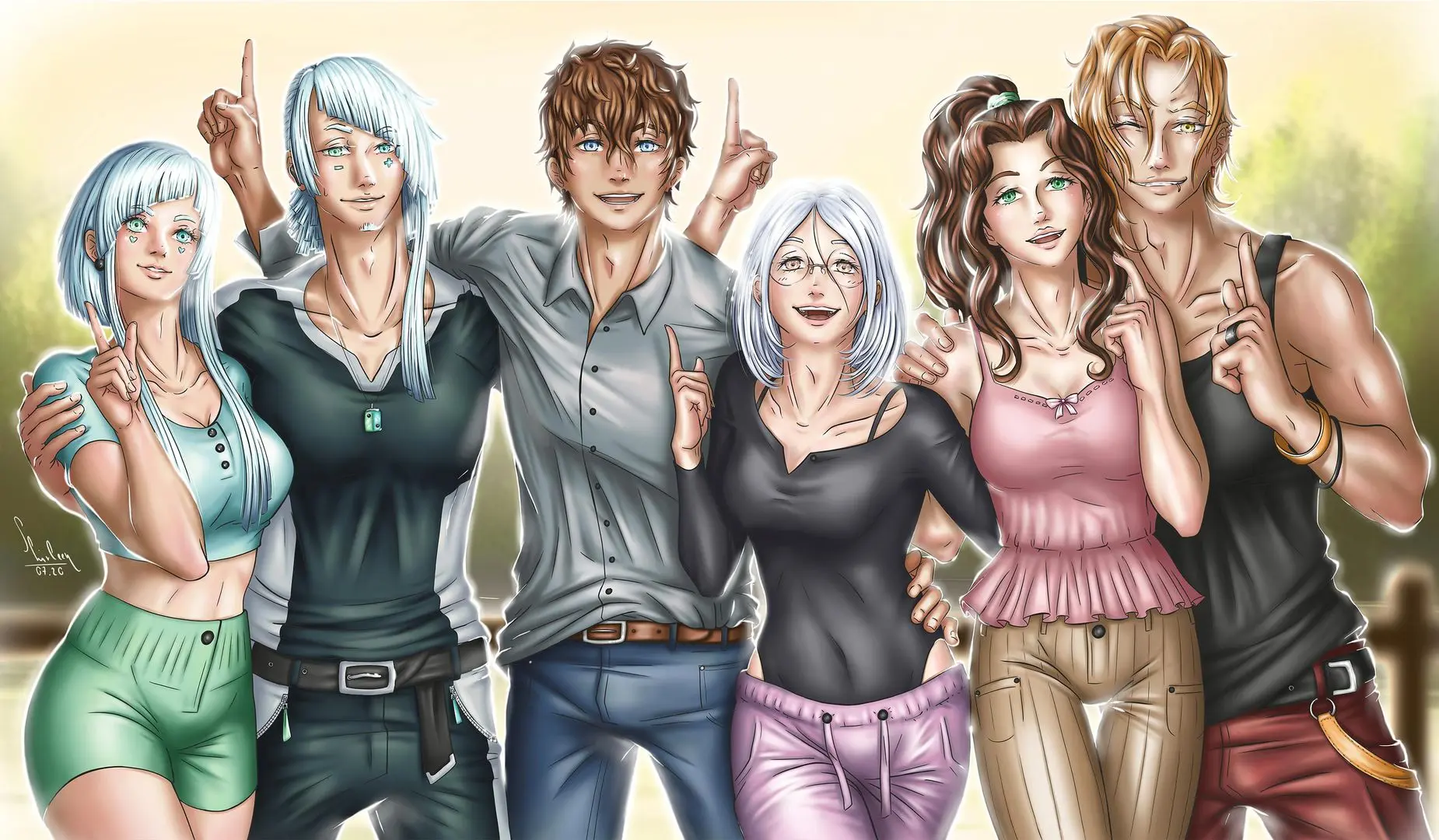 Dear Oc One big family - all of my dear OC's in one picture | Scrolller
