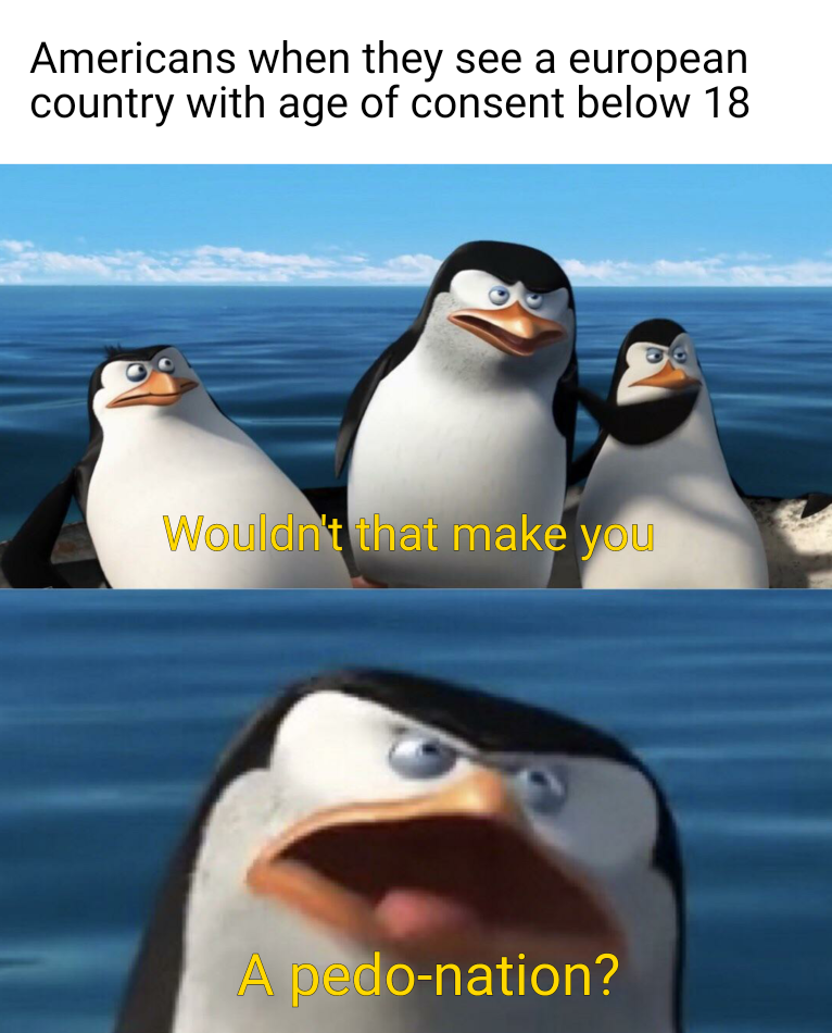 Americans are asleep. We can make fun of them