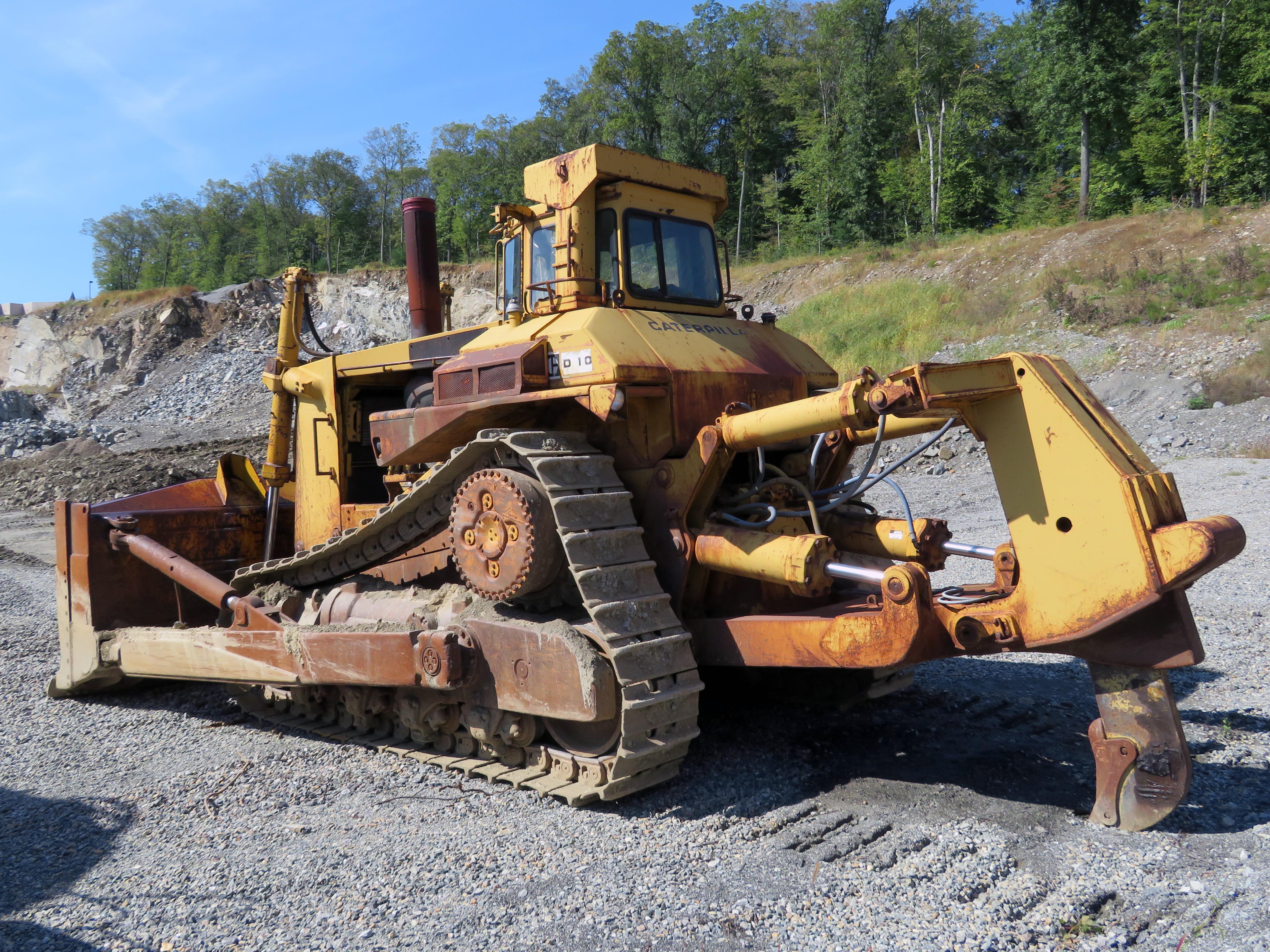 Original late 70's Caterpillar D10 with single stack | Scrolller