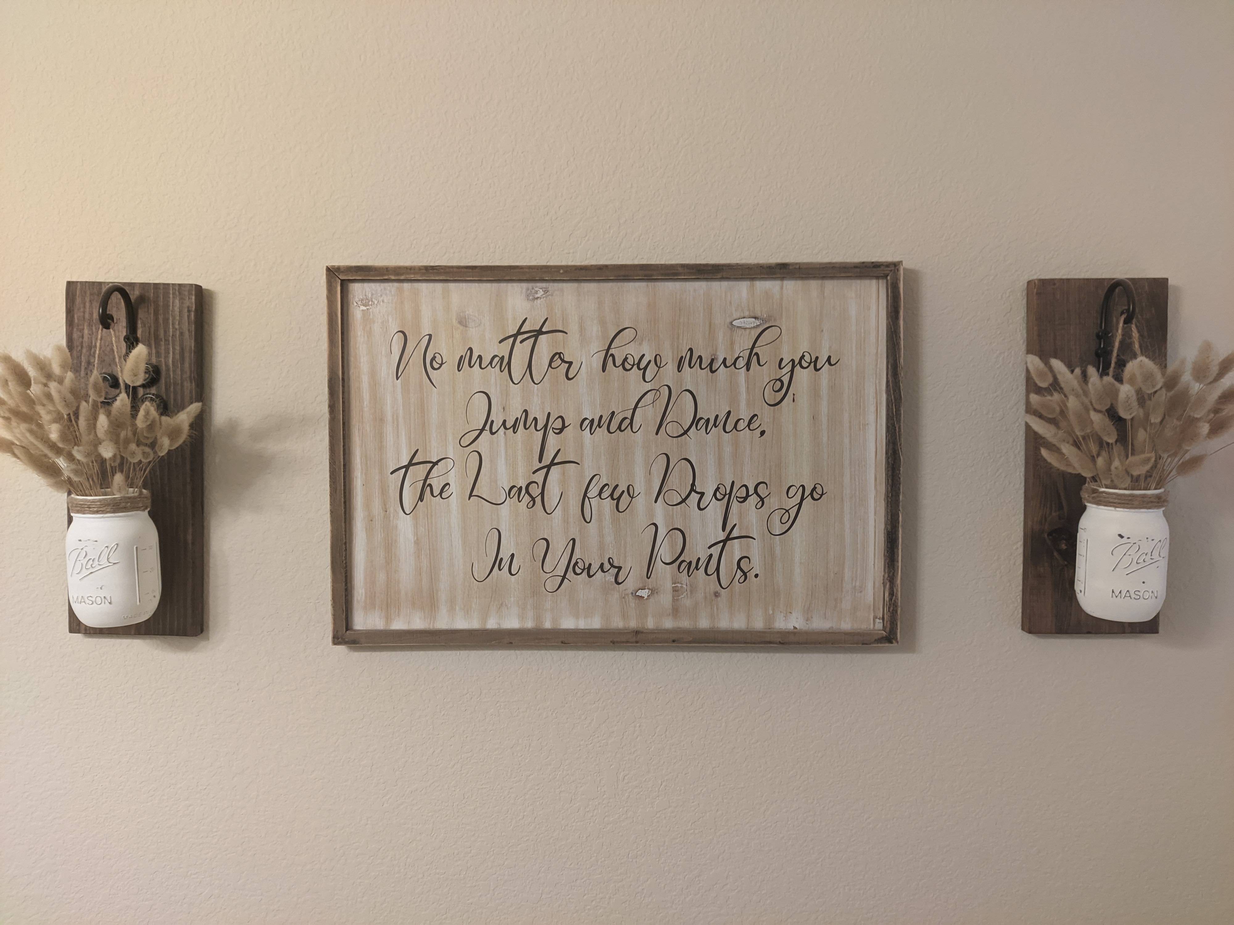 Our guest bathroom wall art | Scrolller