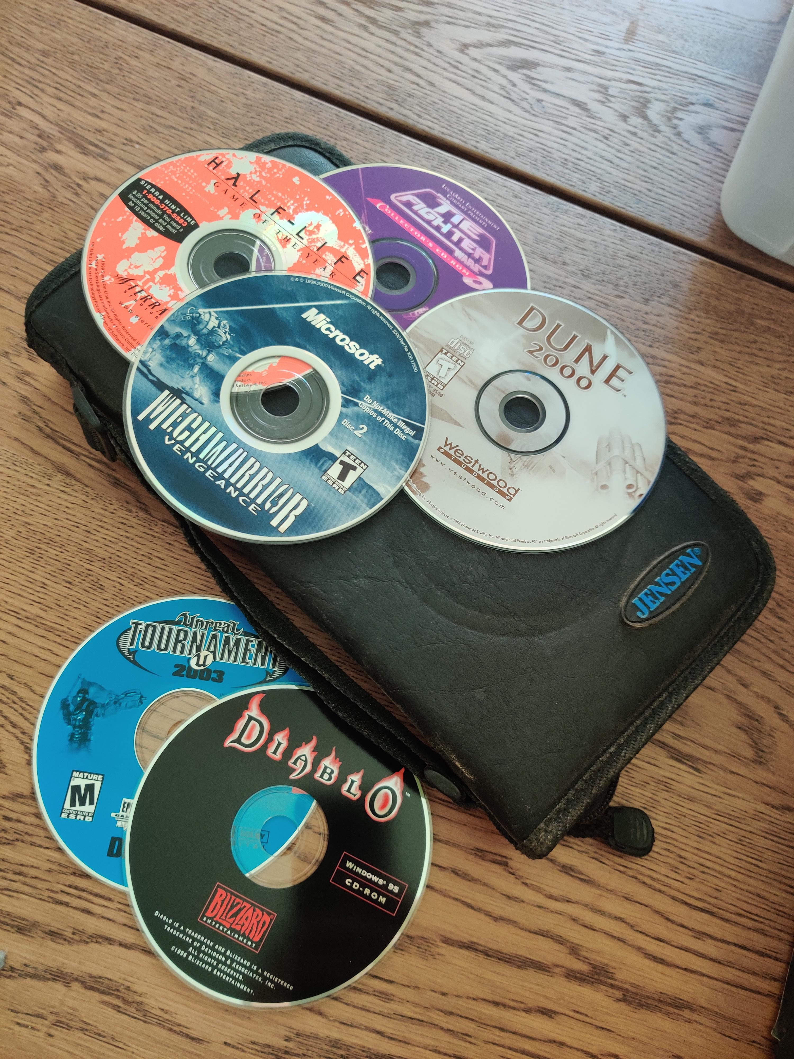 PC games on disc Scrolller