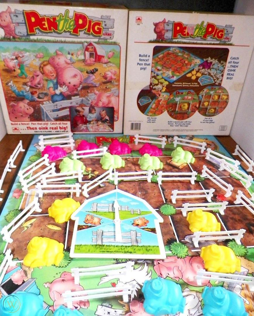 Pen the Pig board game Scrolller