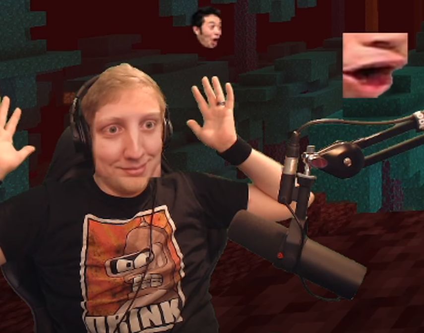 Perfect placement with emote POG Scrolller