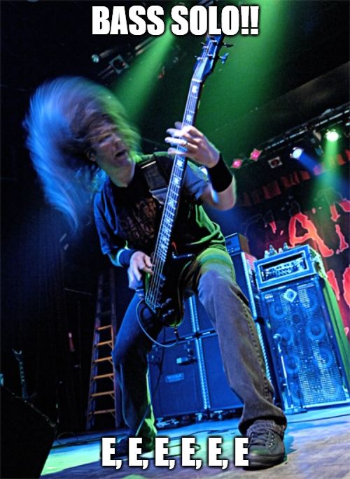 Place bass player jokes here Scrolller