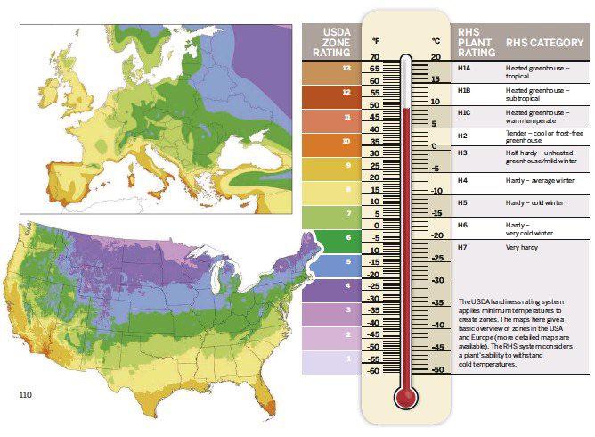 Plant Hardiness Zones in Europe and USA | Scrolller