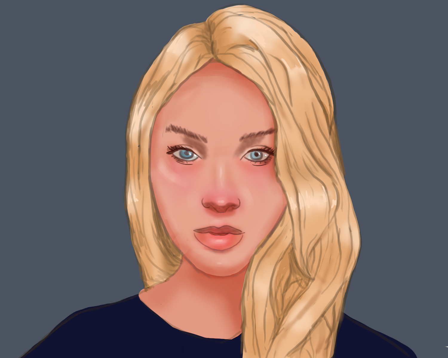 Please pretend the hair looks good I'm soft  Scrolller