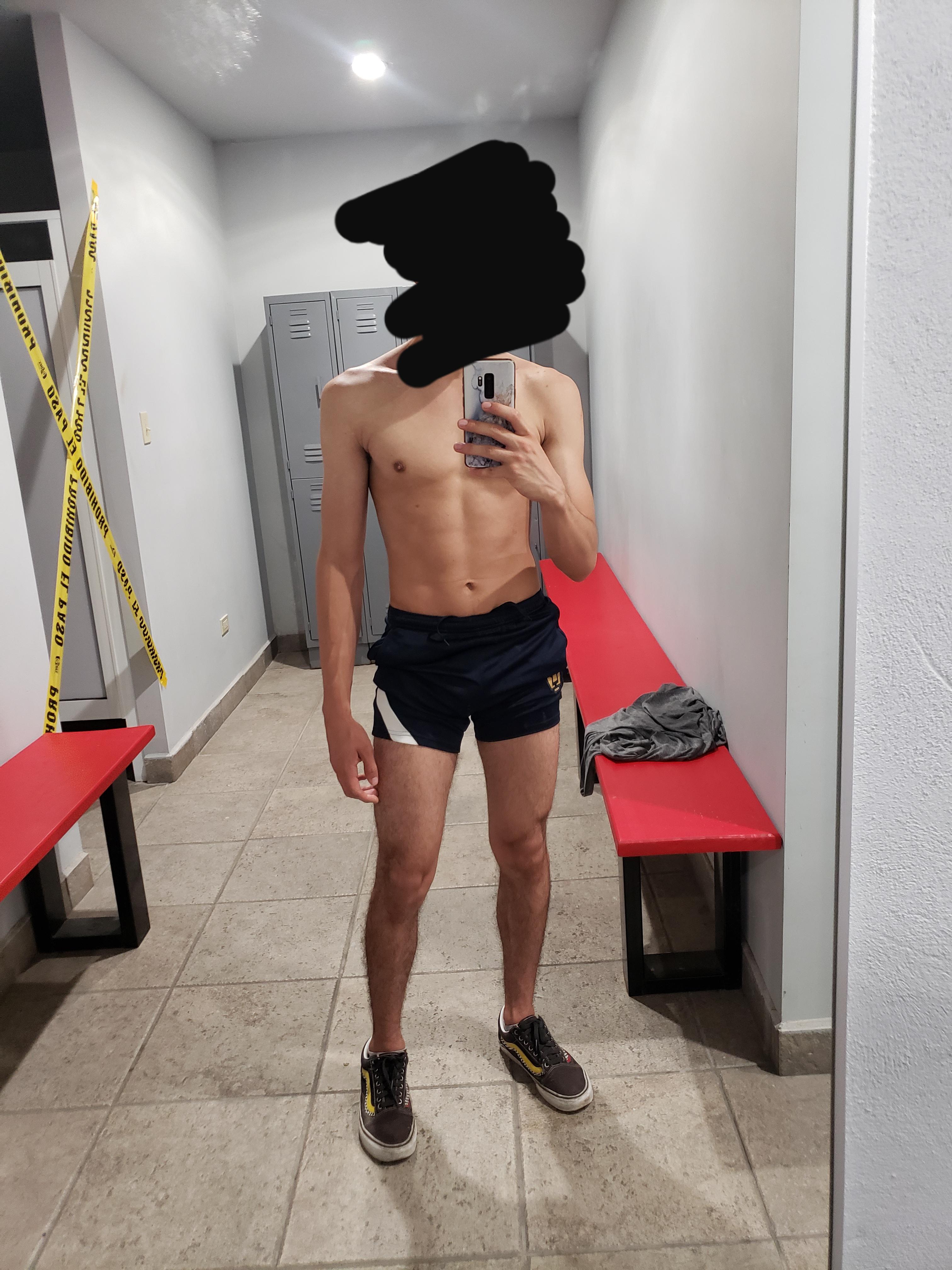 post workout in the gym locker room | Scrolller