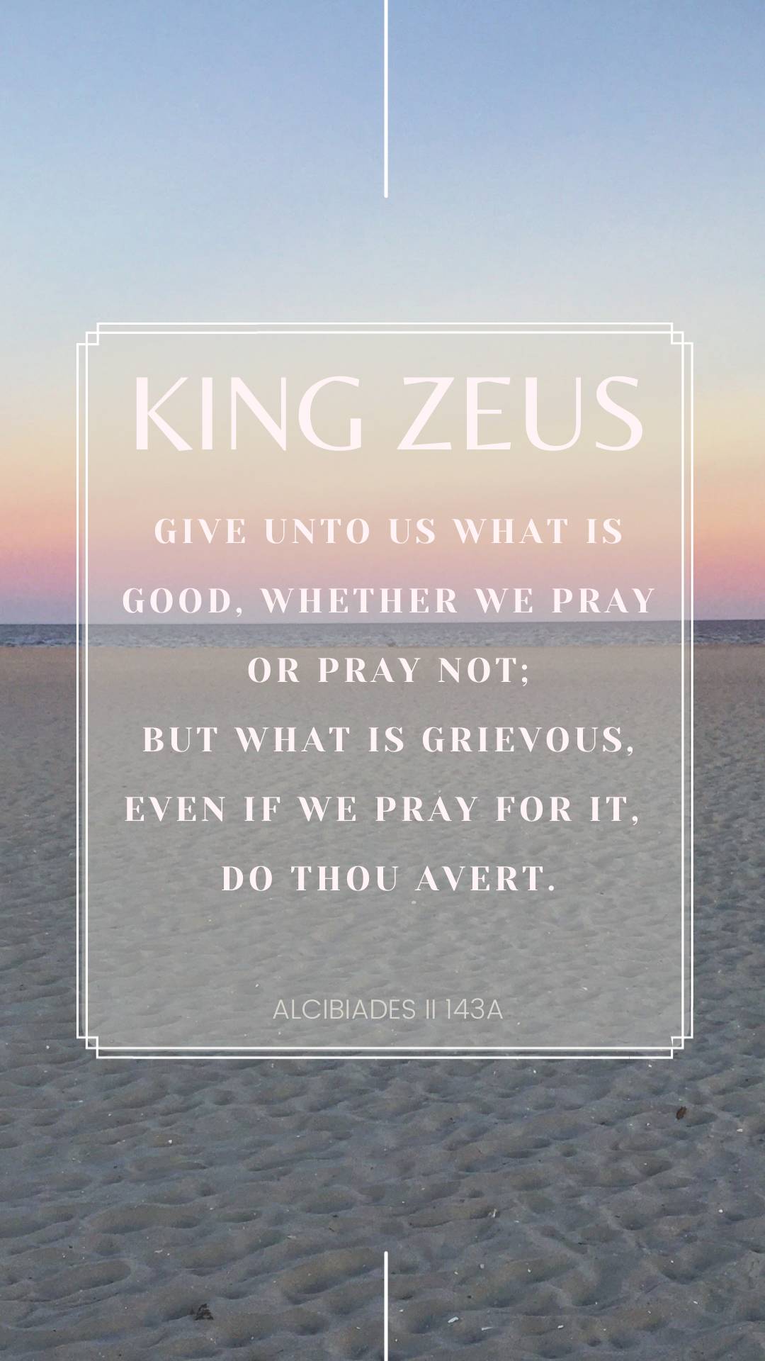 Prayer to King Zeus Scrolller