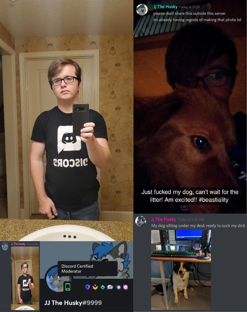 r/DiscordApp Moderator Jokes About Being A Zoophile Scrolller