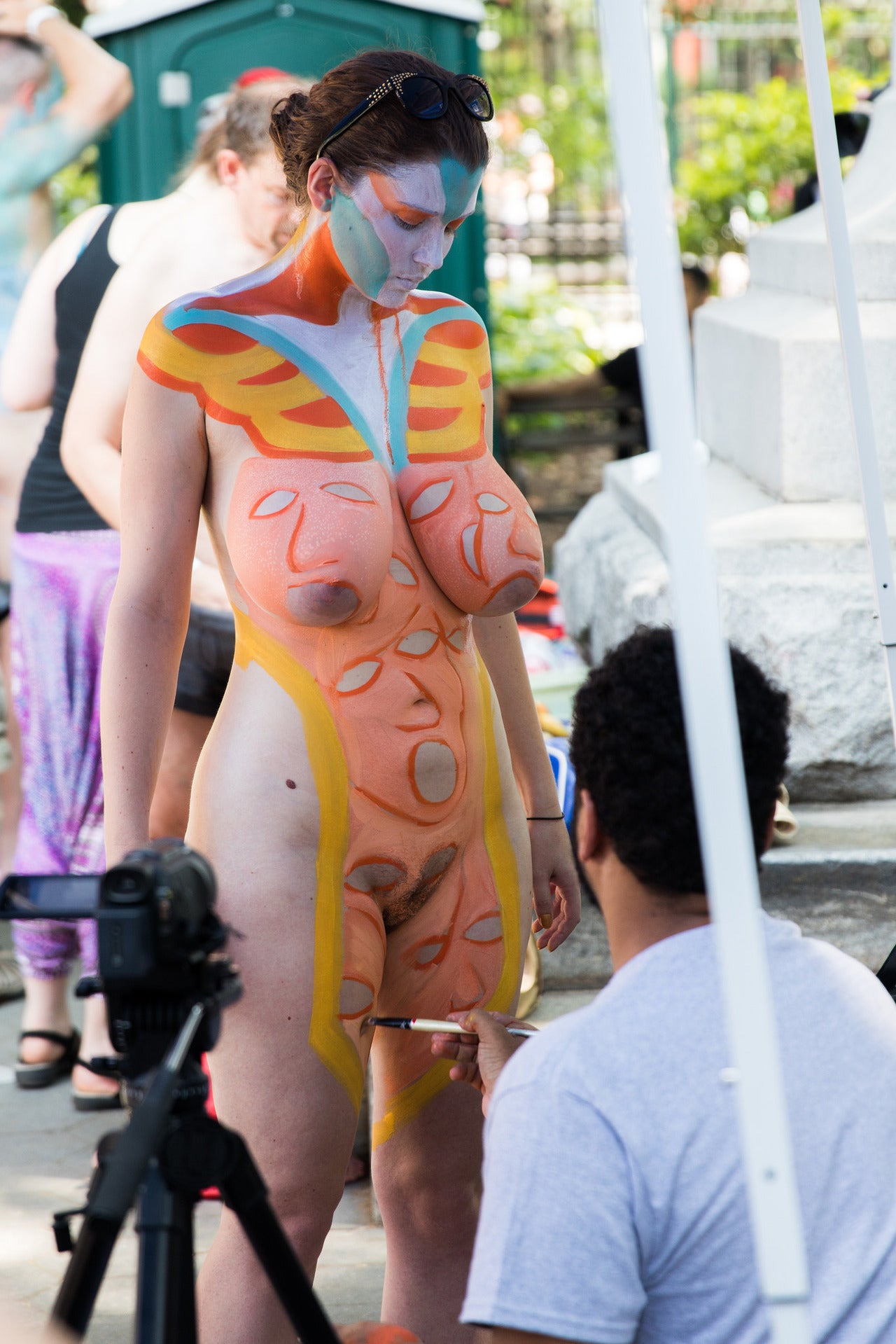 Rainbow tits. 