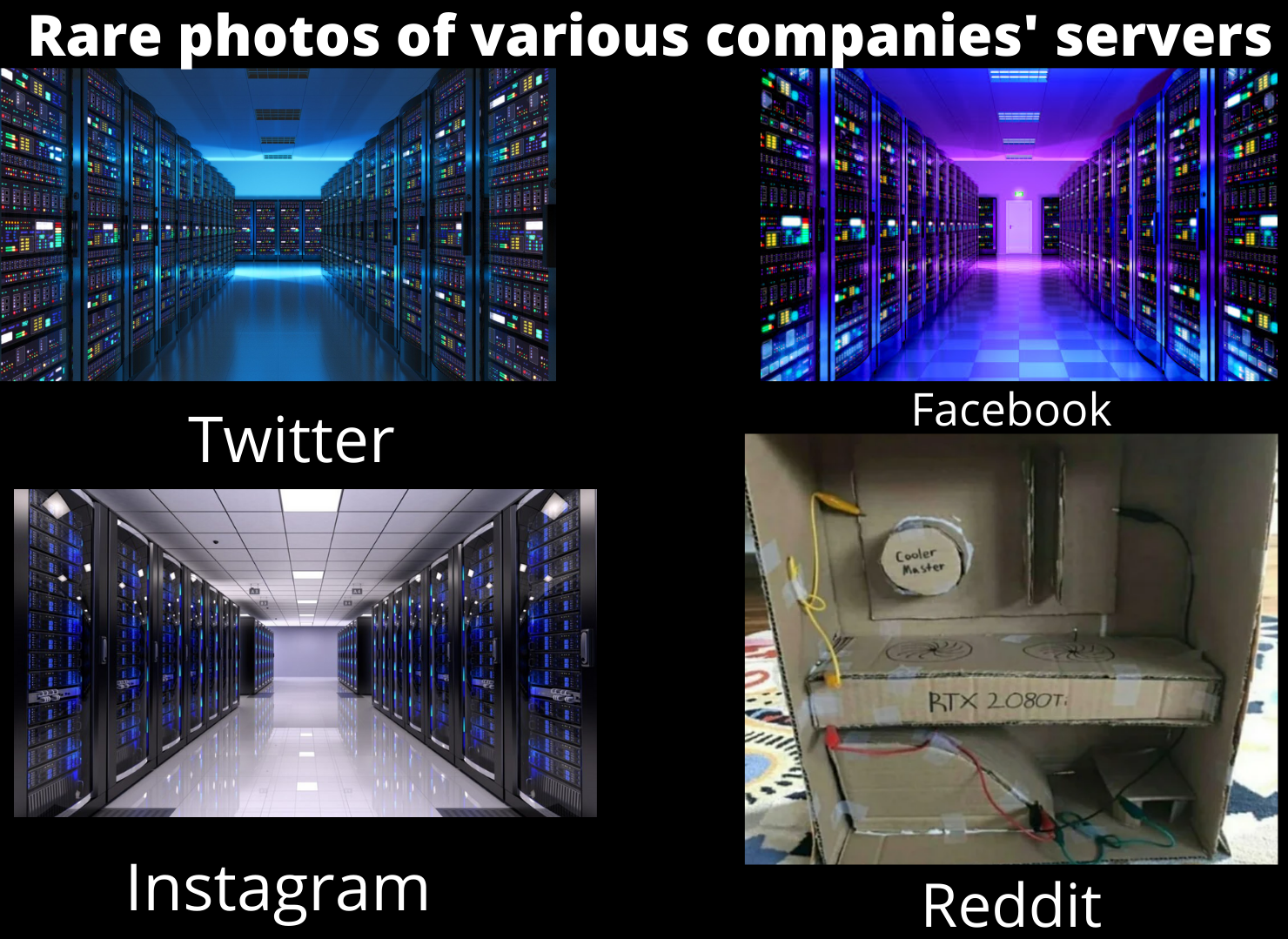 Rare photo of the Reddit server Scrolller