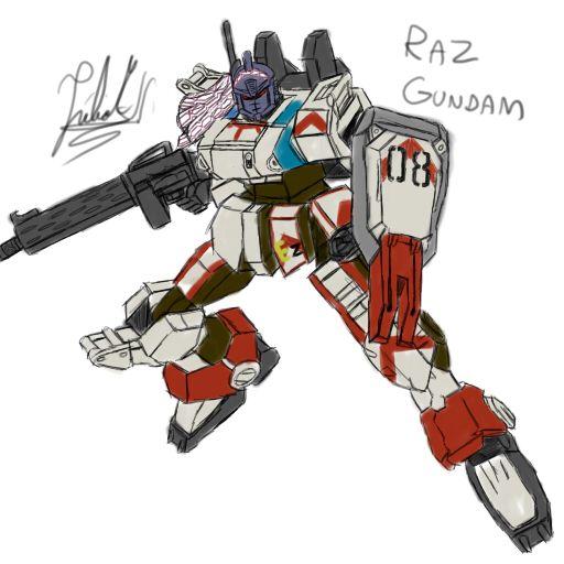 Raz's Gundam (08th MS team) | Scrolller