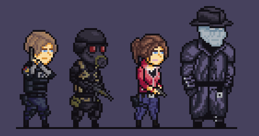 RE:2 remake sprites i made | Scrolller