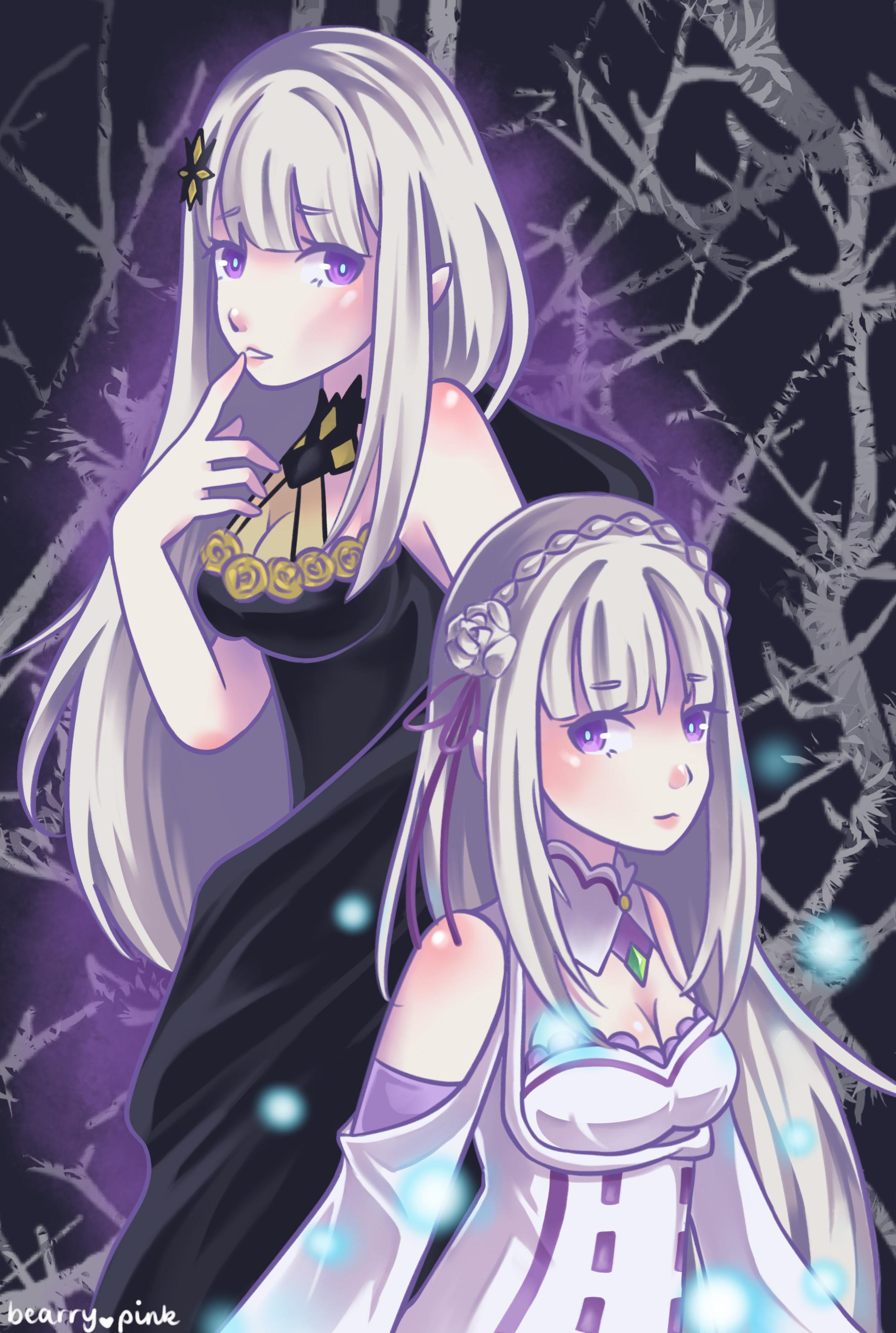 Re:<b>Zero</b> Emilia and Satella <b>fan</b> art Scrolller.