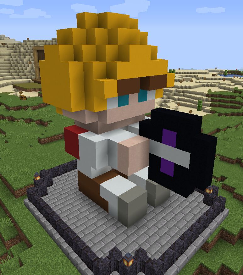 recreated TommyInnit statue BBH made! Scrolller